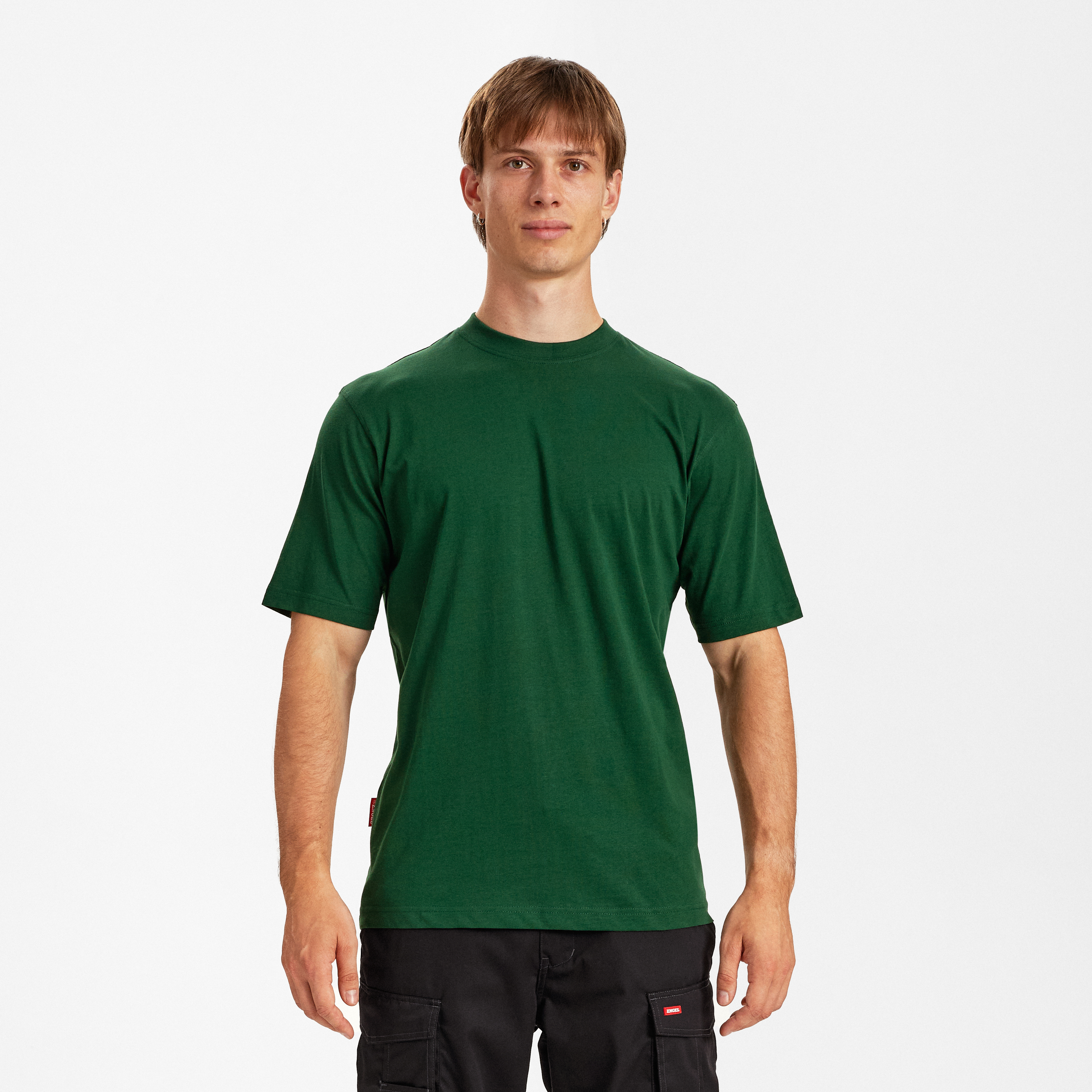Engel Workwear Extend bomuld T-shirt - Grøn [1] / XS