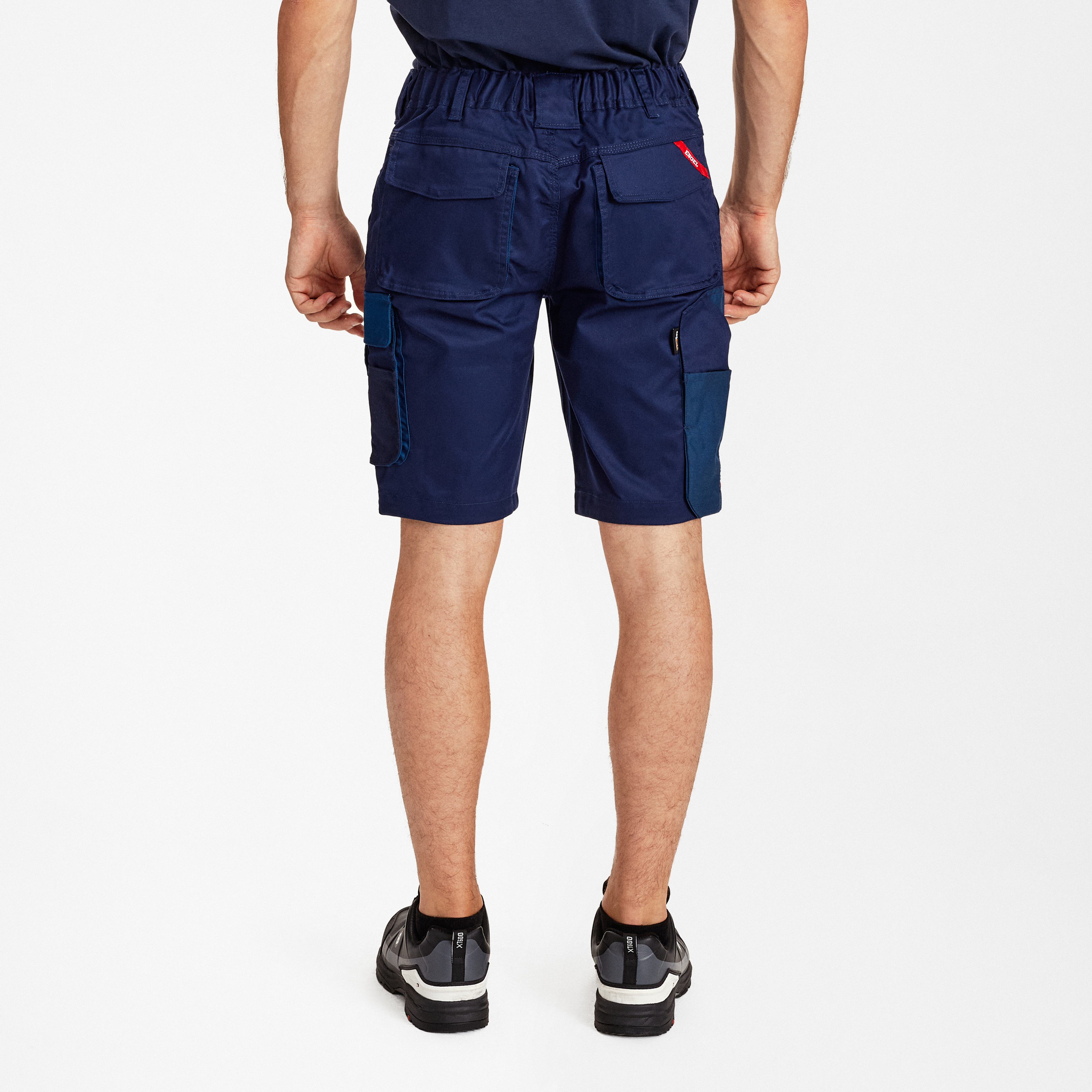 Engel Workwear Galaxy arbejdsshorts med 2-vejs stræk - Blue Ink/Dark Petrol [16577] / 72