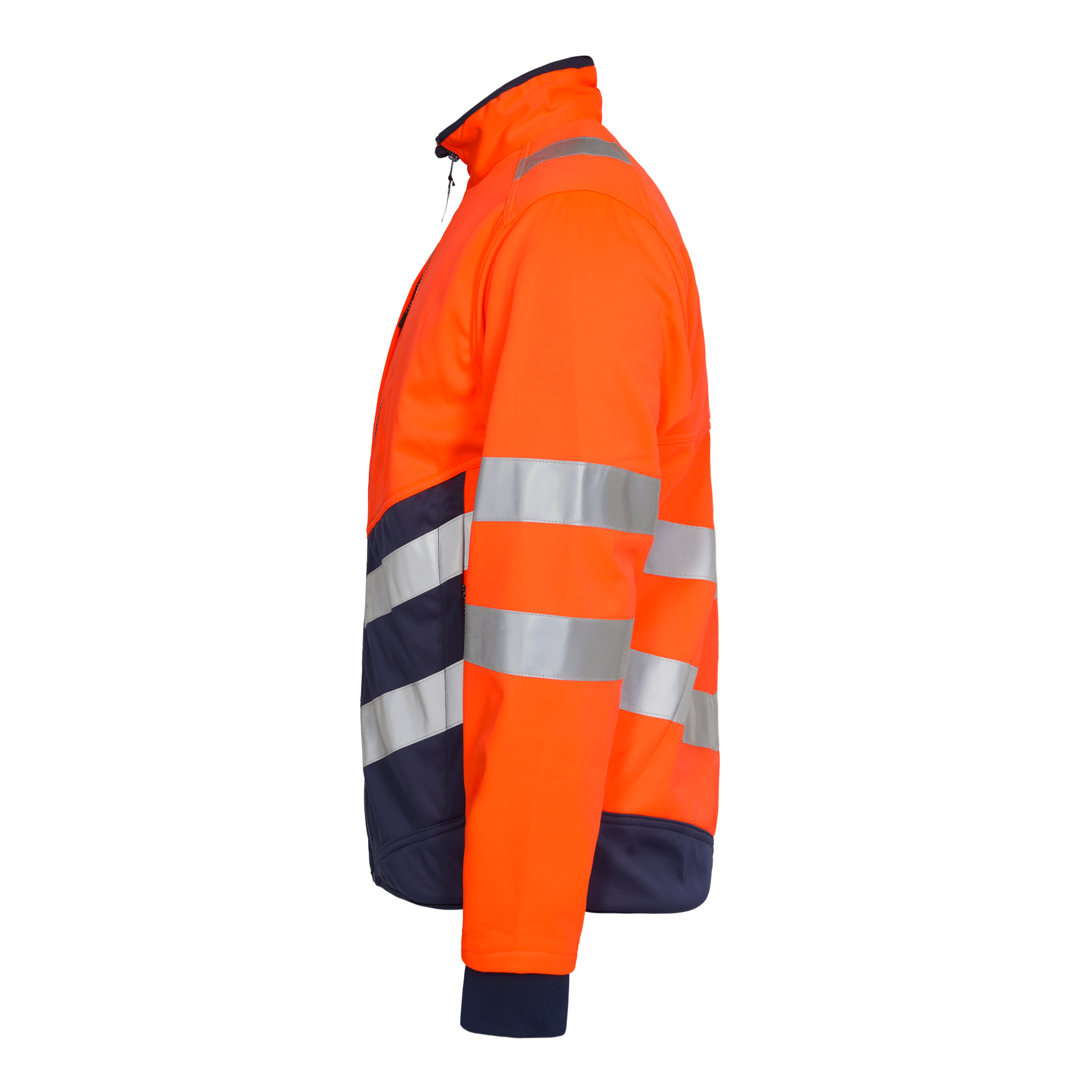 Engel Workwear Safety softshelljakke - Orange/Blue ink [10165] / XS