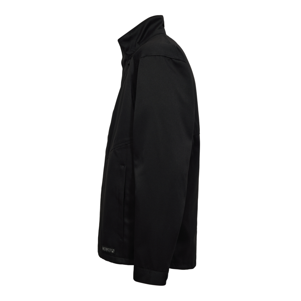 SAFETY+ Arbeitsjacke – Schwarz (Seite links)