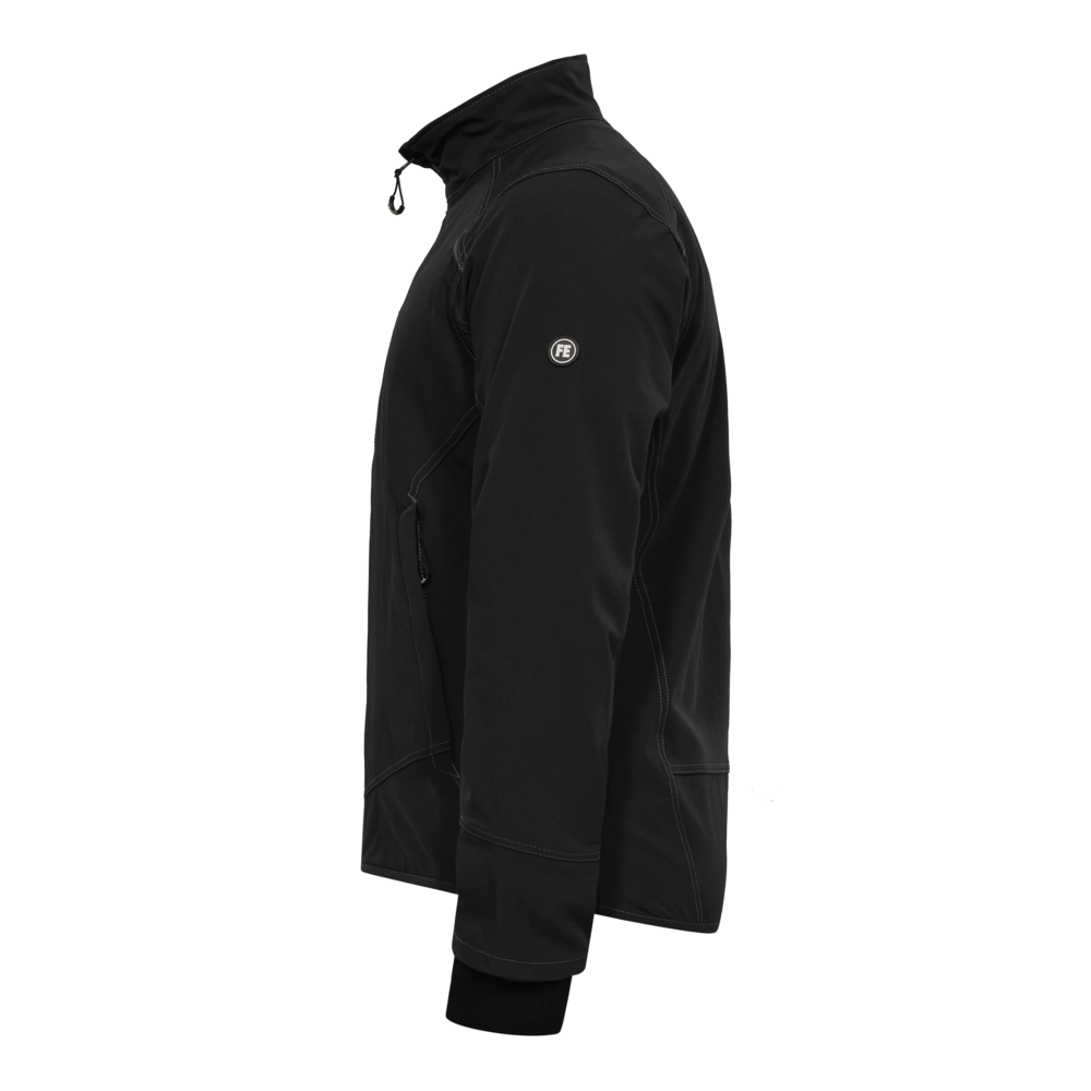 X-TREME Arbeitsjacke mit 4-Wege-Stretch – Schwarz (Seite links)