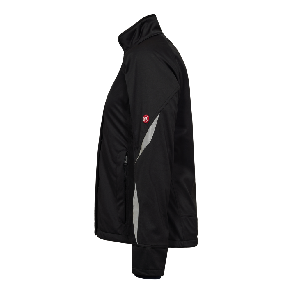 EXTEND Damen Softshelljacke – Schwarz (Seite links)