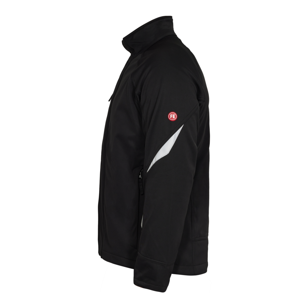 EXTEND Softshelljacke – Schwarz (Seite links)
