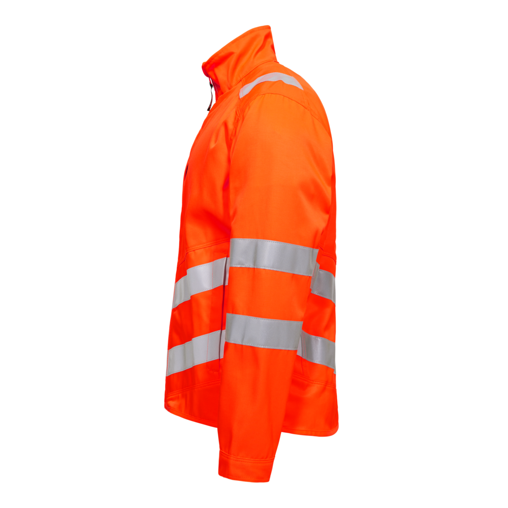 SAFETY Light Arbeitsjacke – Warnorange (Seite links)