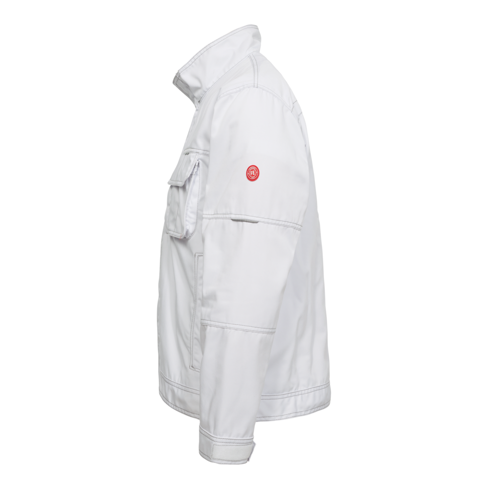 EXTEND COMBAT Arbeitsjacke – Weiß (Seite links)