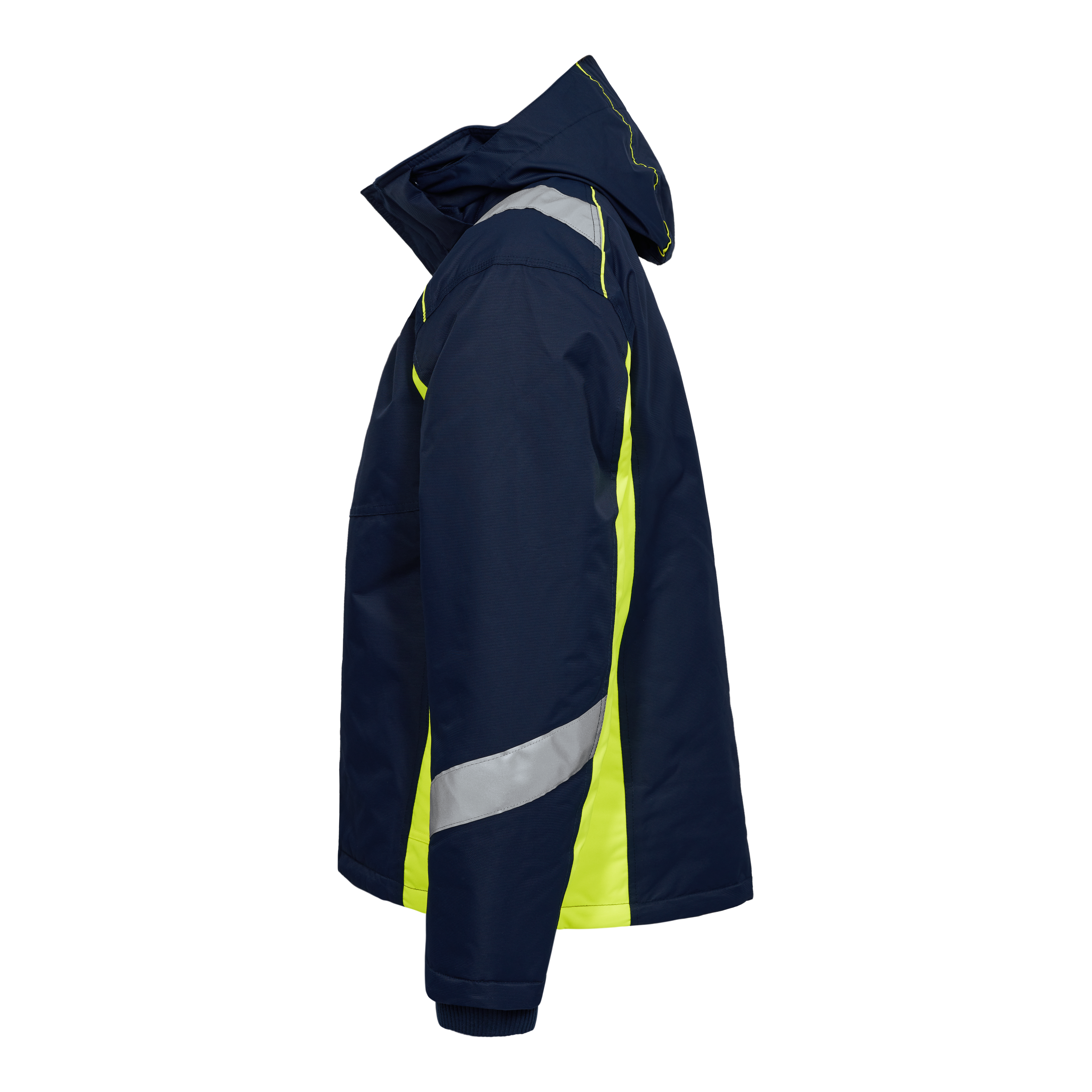 Engel Workwear Cargo vinterjakke - Blue Ink/Gul [16538] / XS