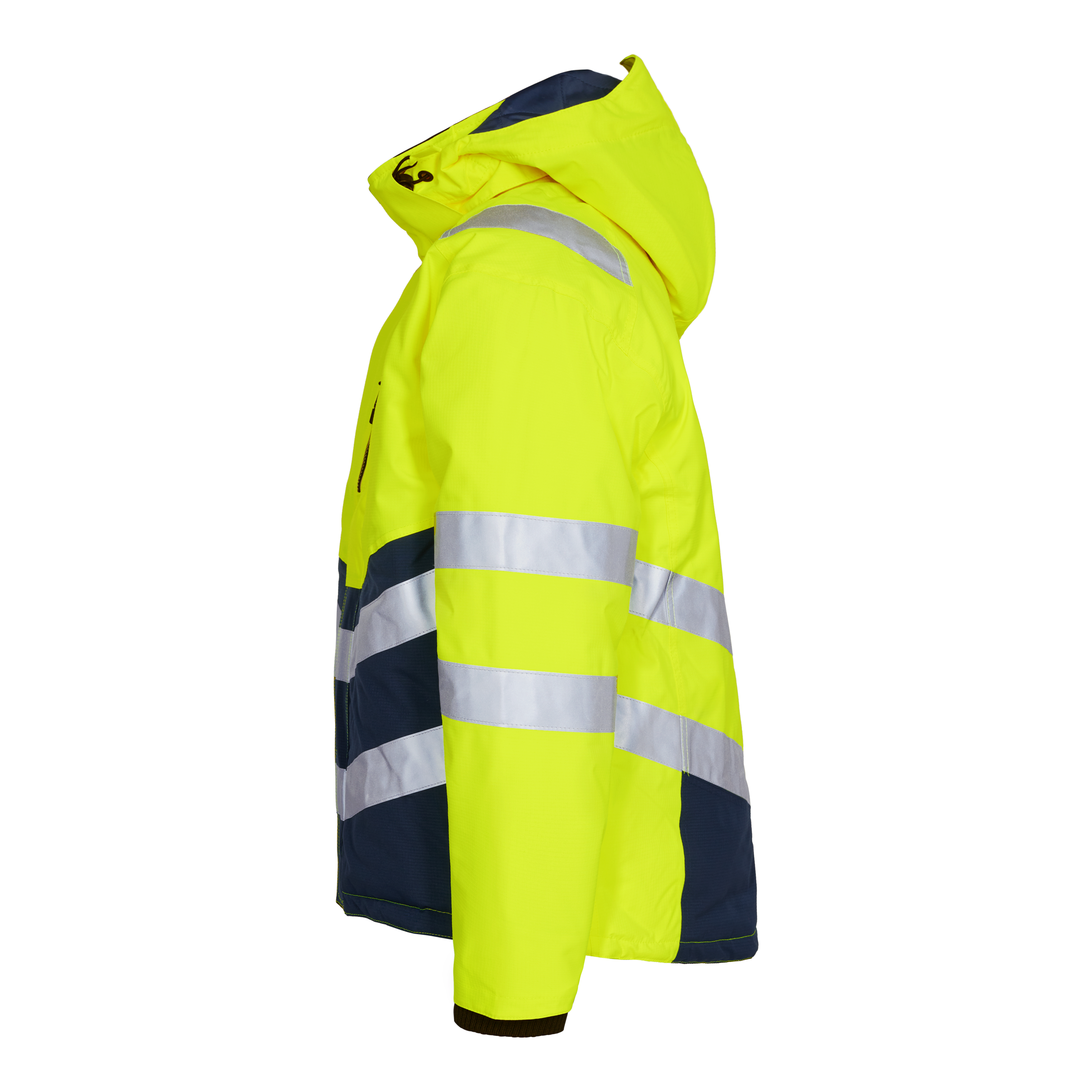 Engel Workwear Safety vinterjakke - Gul/Blue Ink [38165] / XS