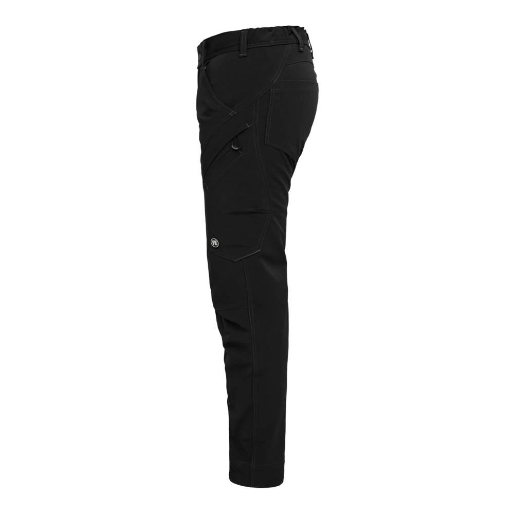 X-TREME Damen Arbeitshose mit 4-Wege Stretch – Schwarz (Seite links)