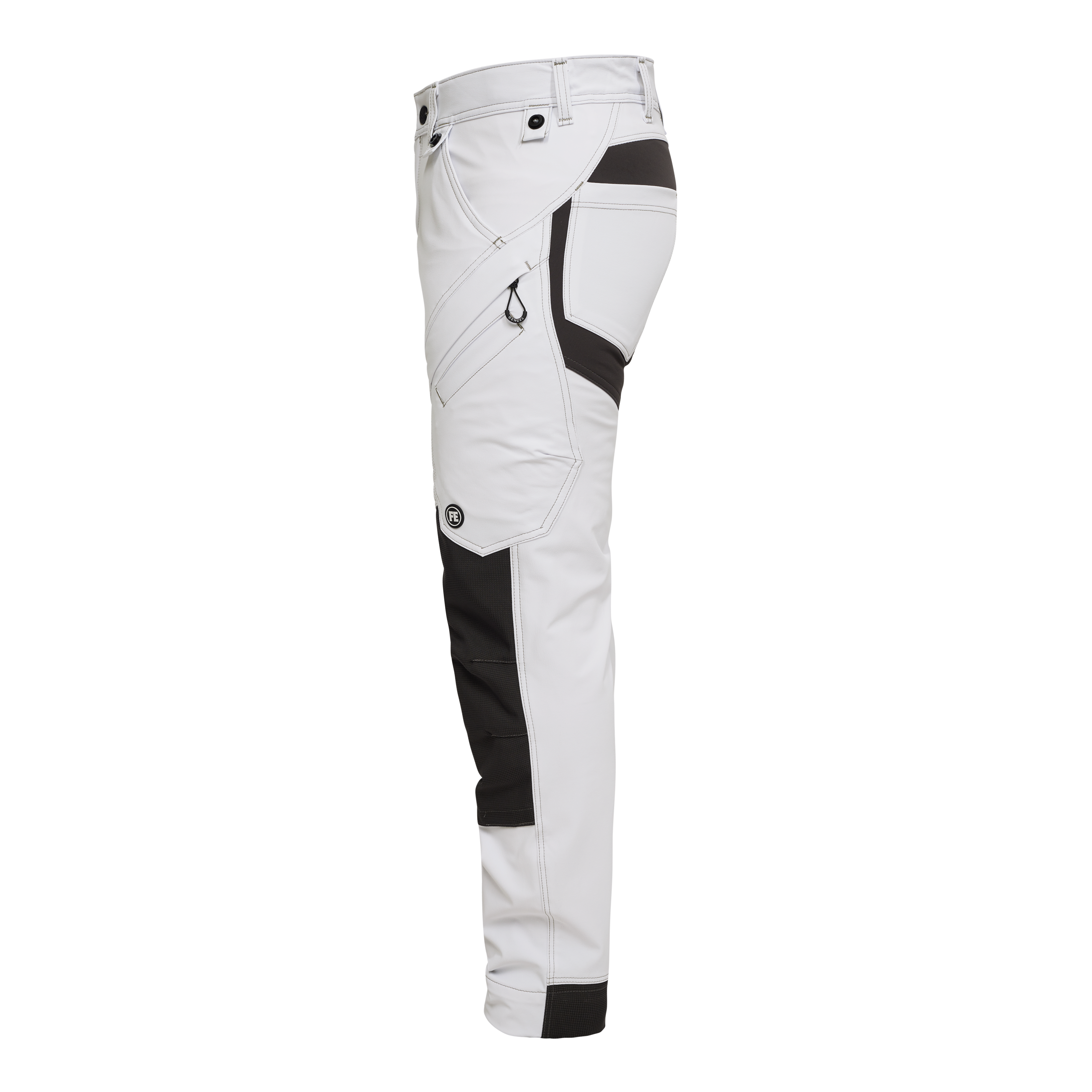 Engel Workwear X-treme dame arbejdsbukser med 4-vejs stræk - Hvid [3] / 34