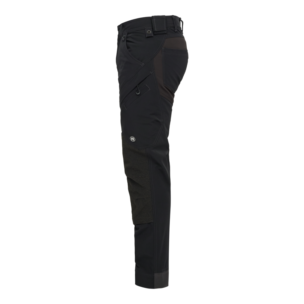 X-TREME Arbeitshose mit 4-Wege-Stretch – Schwarz (Seite links)