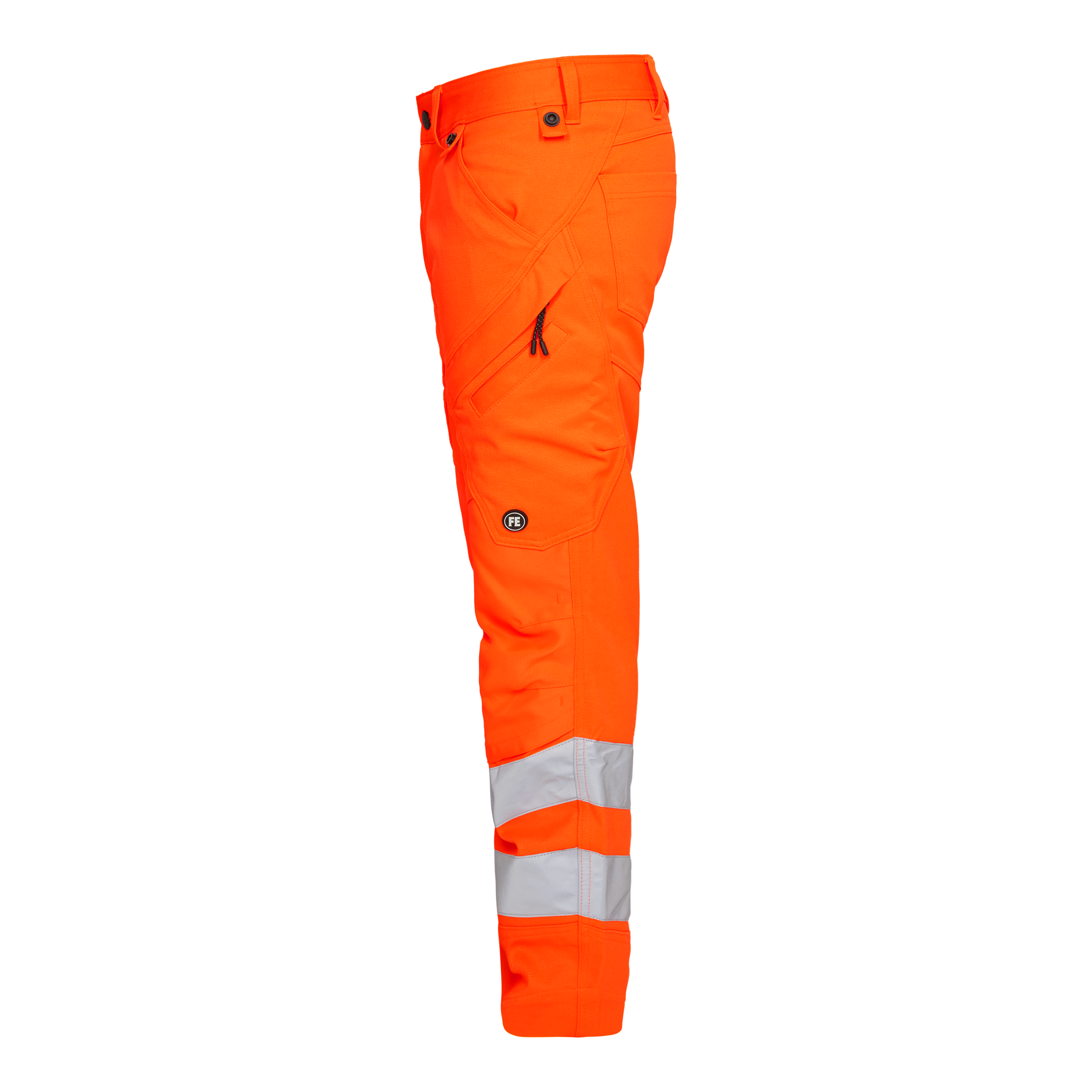 Engel Workwear Safety arbejdsbukser med 2-vejs stræk - Hi-vis Orange [10] / K80
