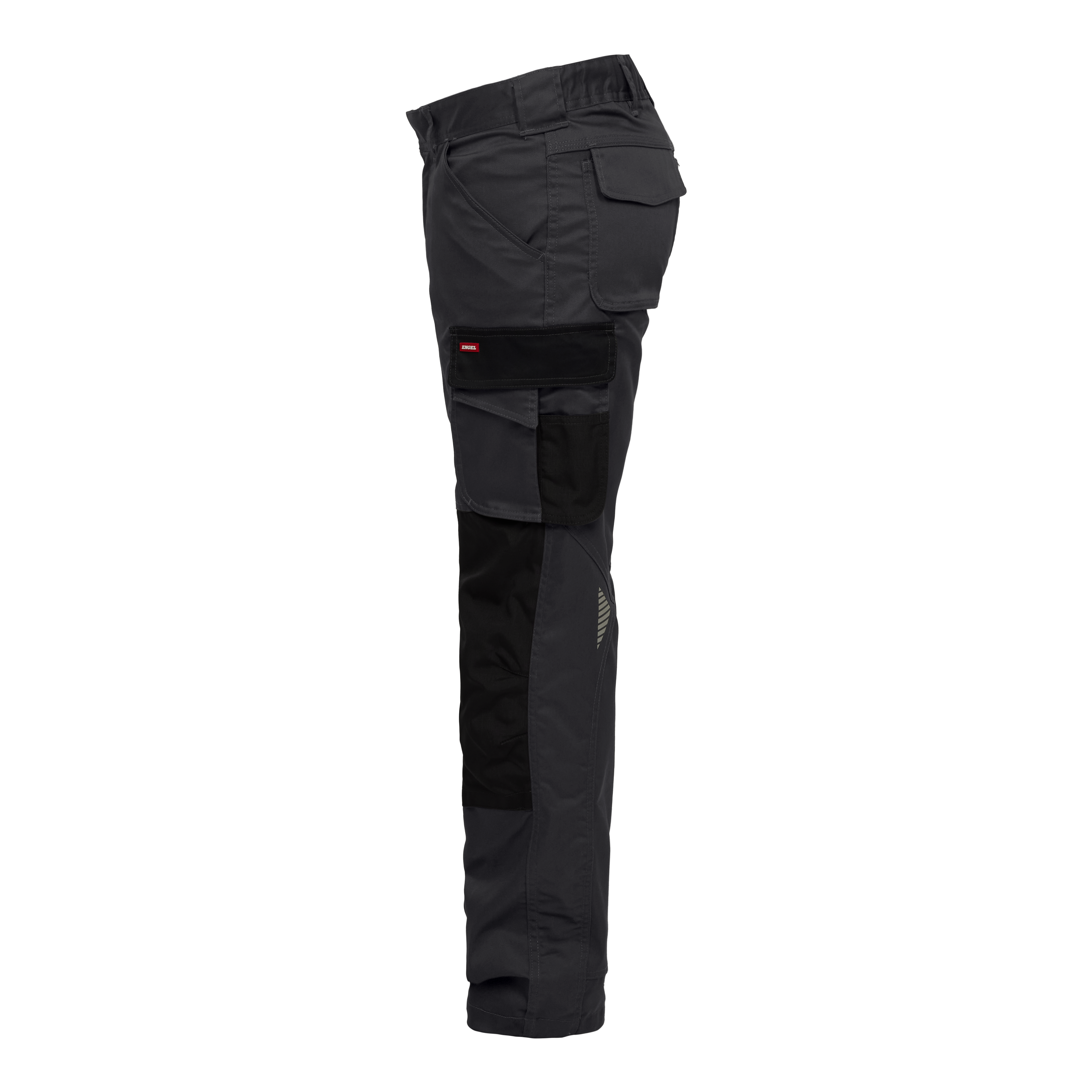 Engel Workwear Galaxy arbejdsbukser med 2-vejs stræk - Antrazitgrå/Sort [7920] / K80