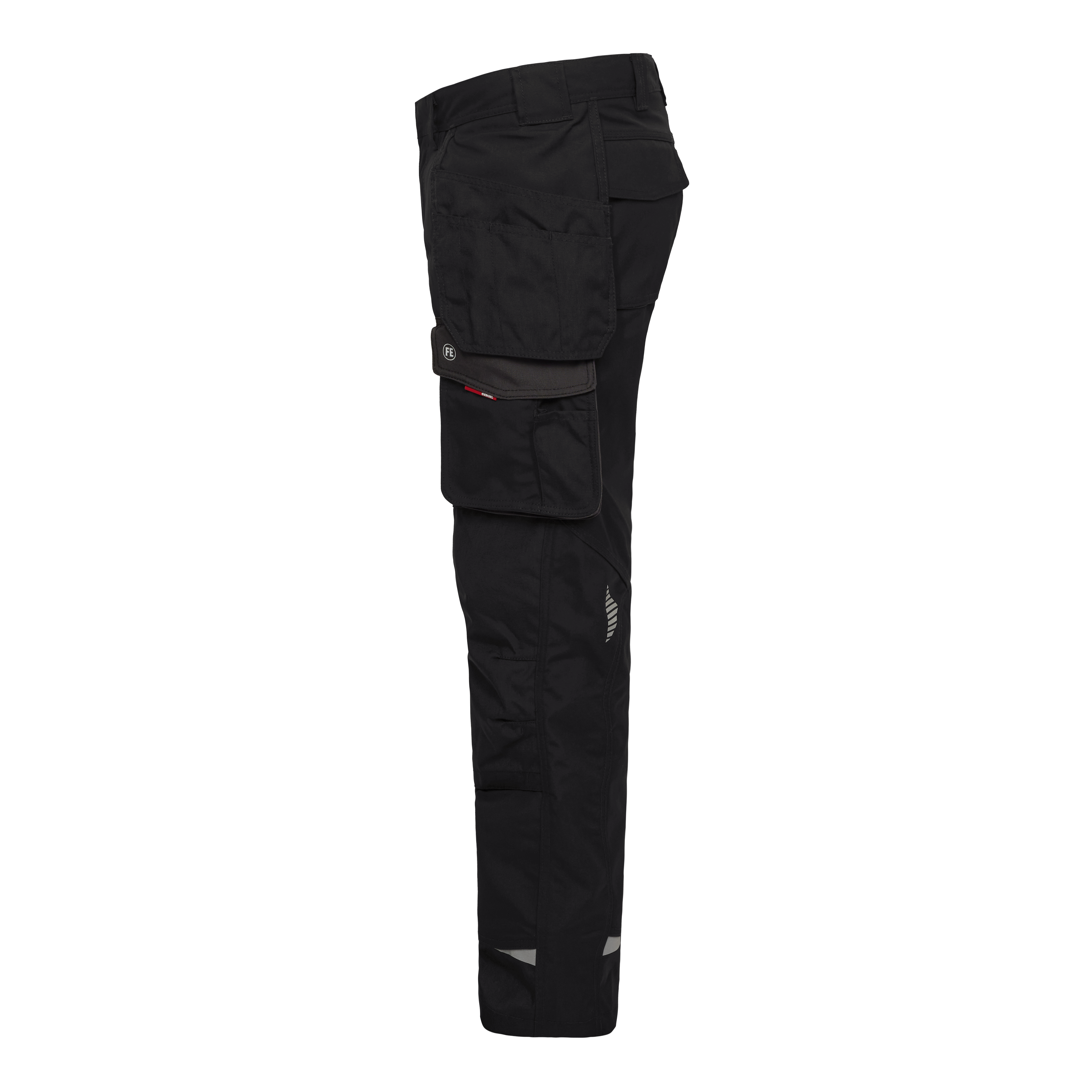 Engel Workwear Galaxy arbejdsbukser med hængelommer - Sort/Antrazitgrå [2079] / K80