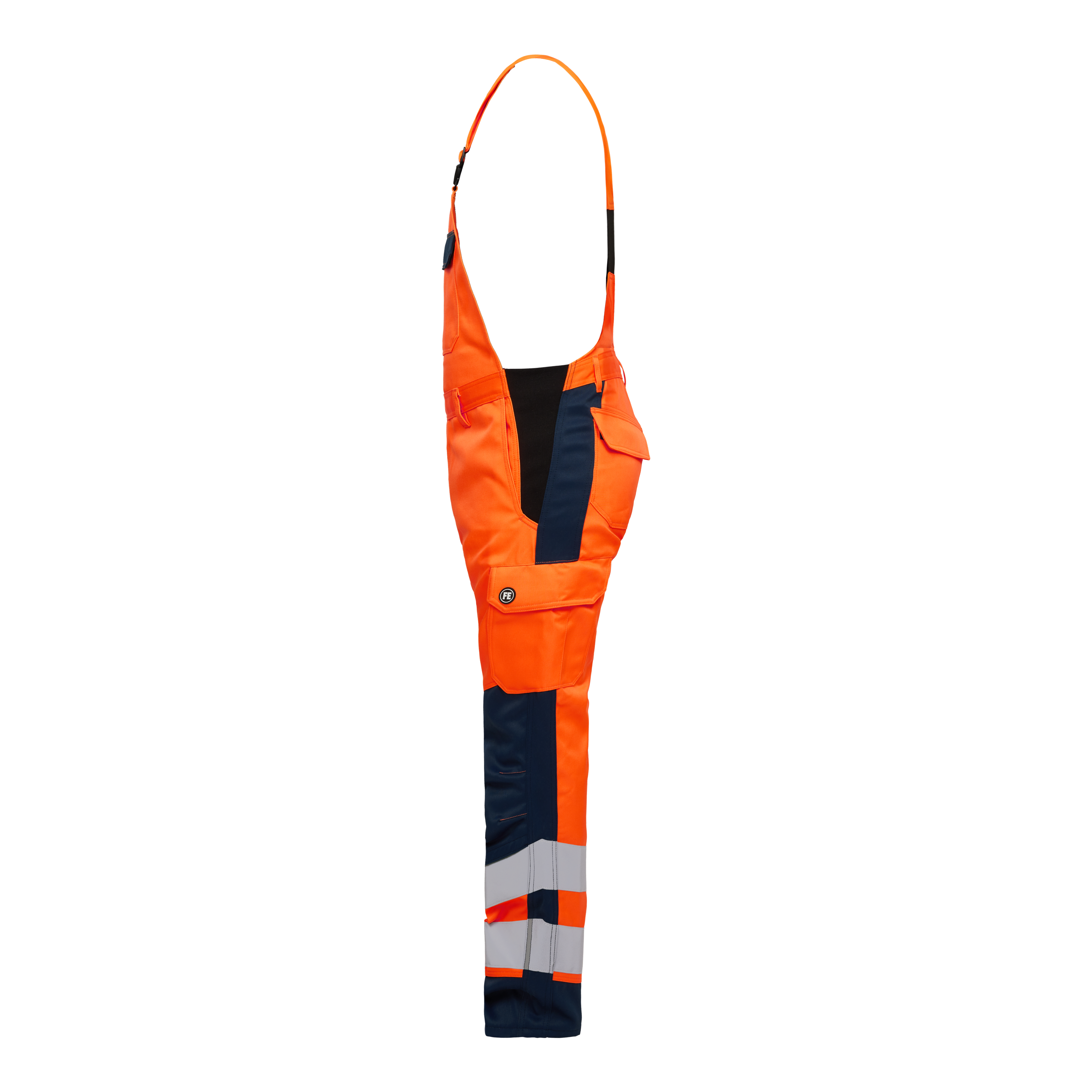 Engel Workwear Safety+ overalls - Orange/Blue ink [10165] / K80