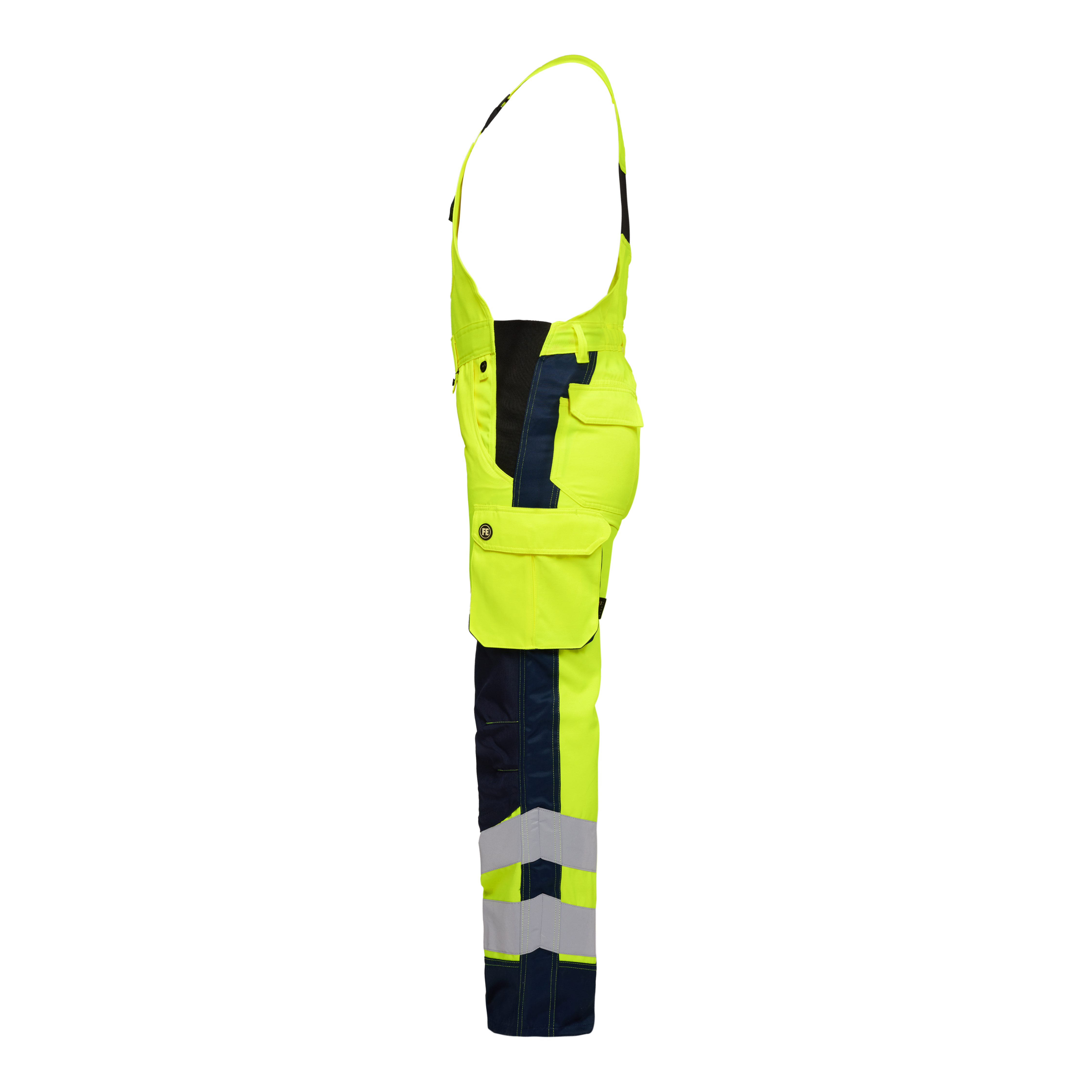 Engel Workwear Safety Light dameoverall - Gul/Blue Ink [38165] / 34