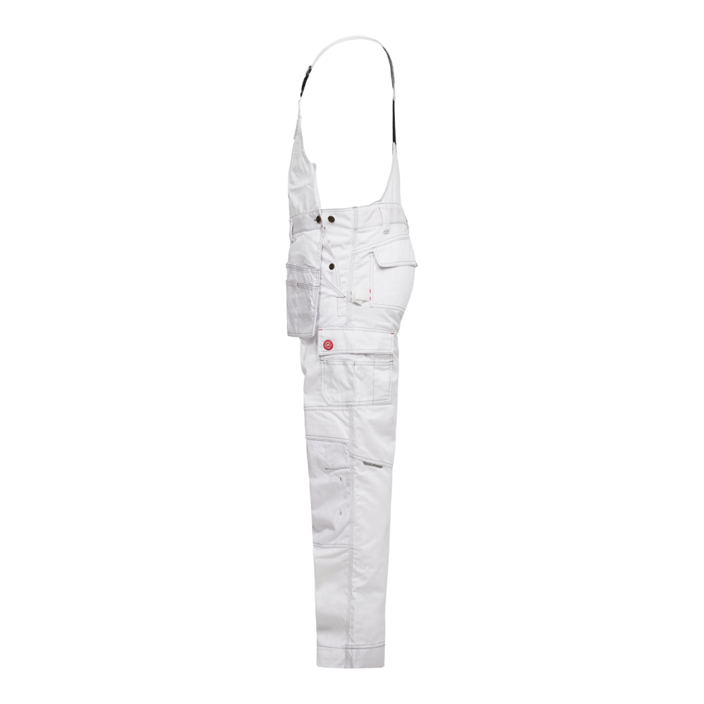 EXTEND COMBAT Latzhose mit Holstertaschen – Weiß (Seite links)