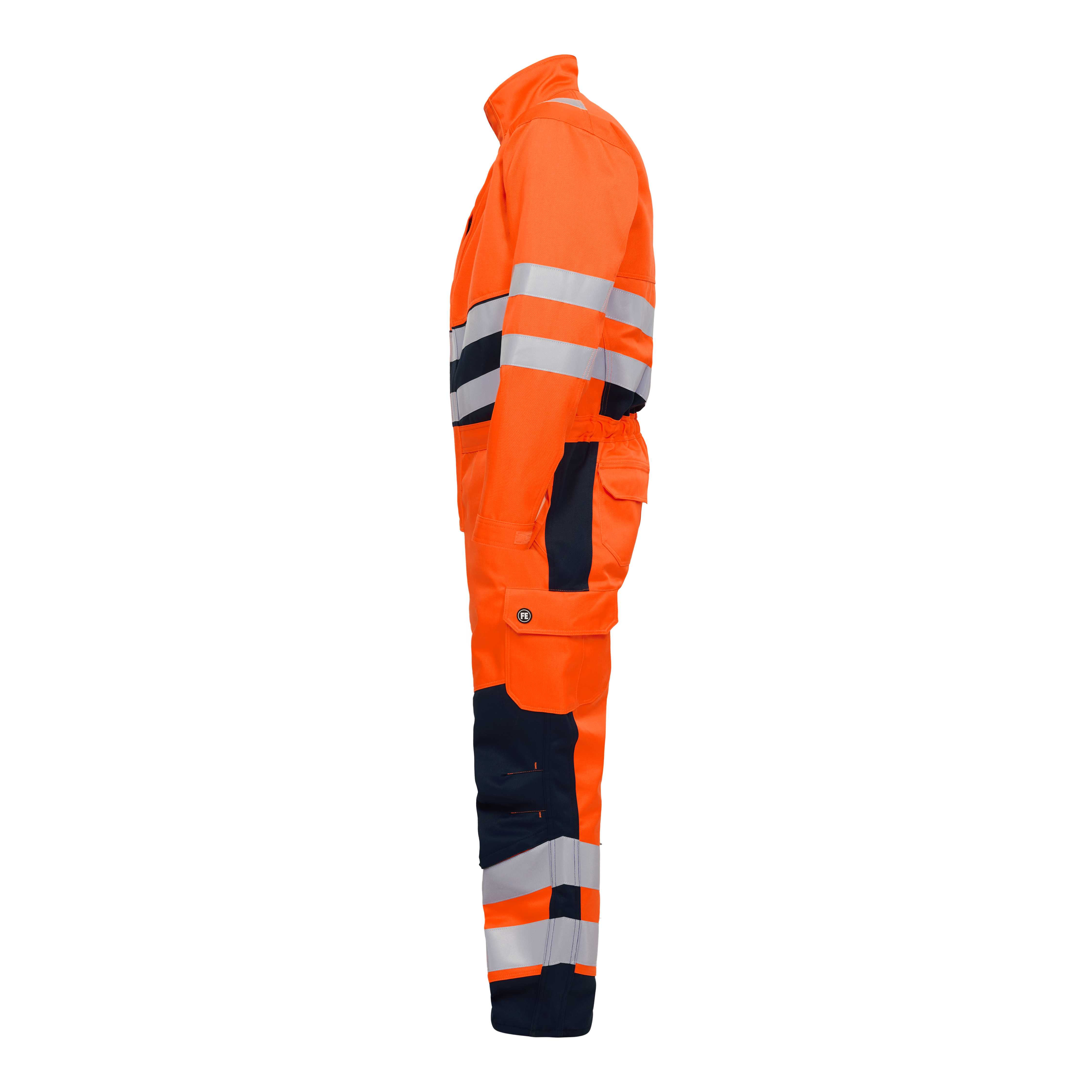 Engel Workwear Safety+ kedeldragt - Orange/Blue ink [10165] / XS