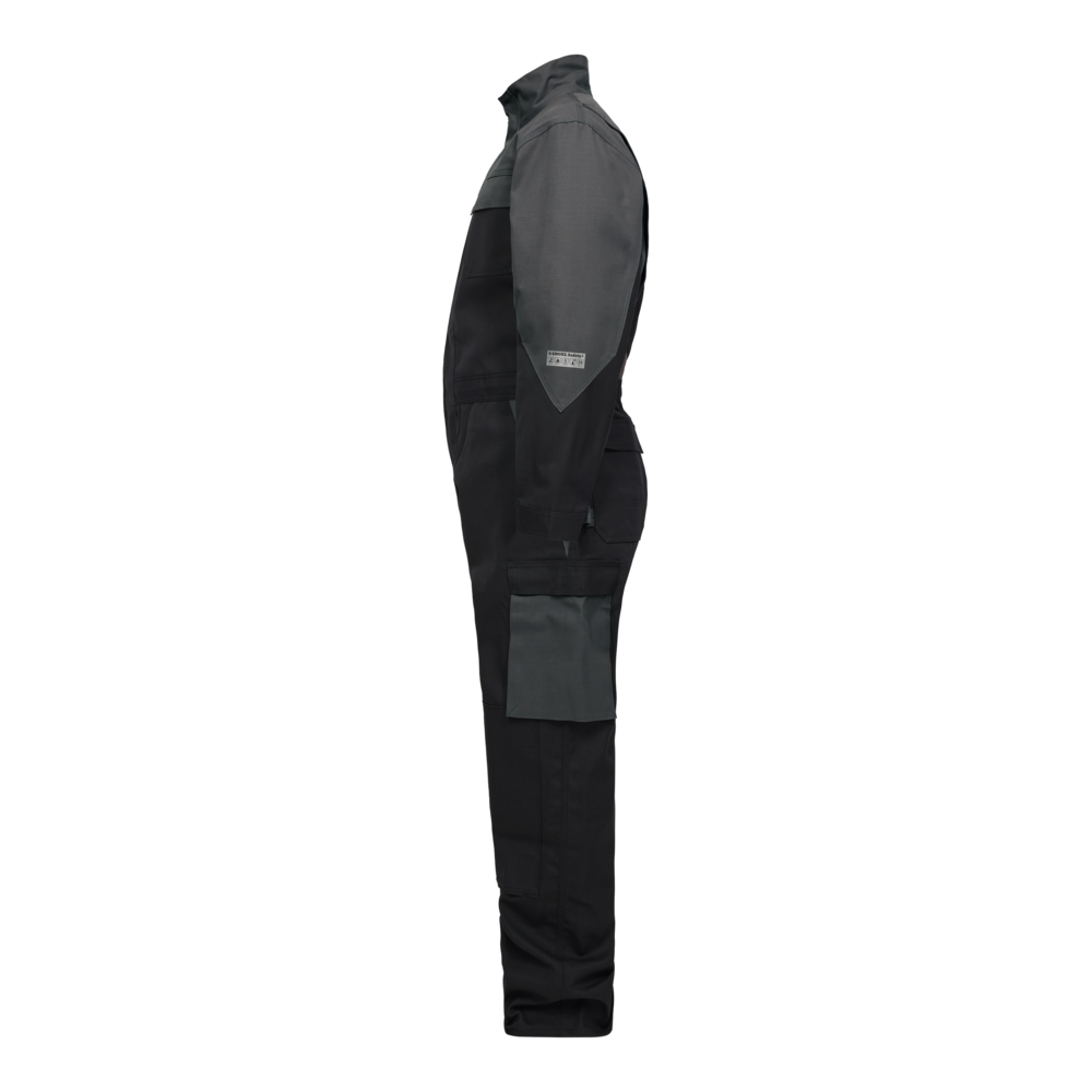 SAFETY+ Multinorm Overall – Schwarz / Grau (Seite links)
