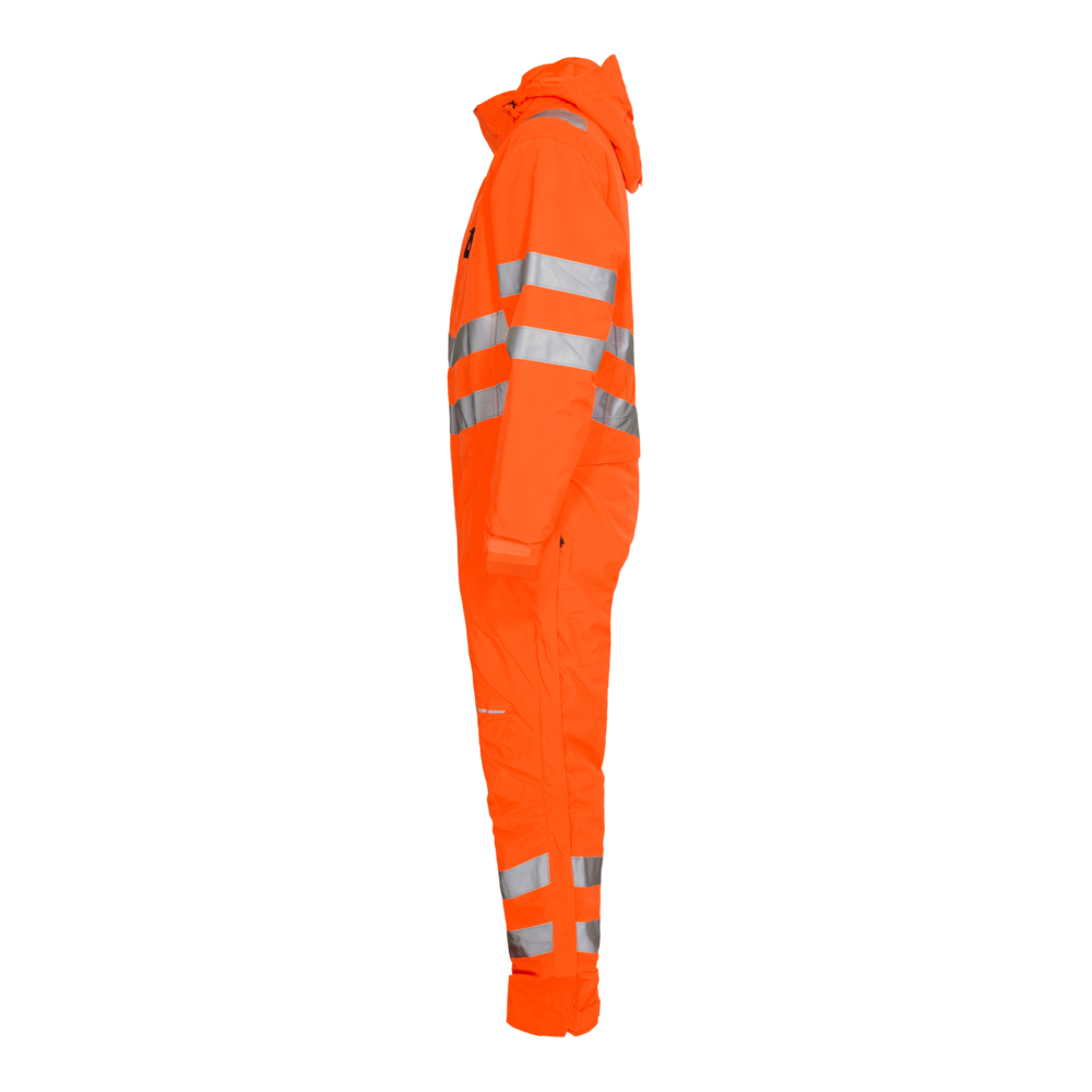 SAFETY Winteroverall – Warnorange (Seite links)