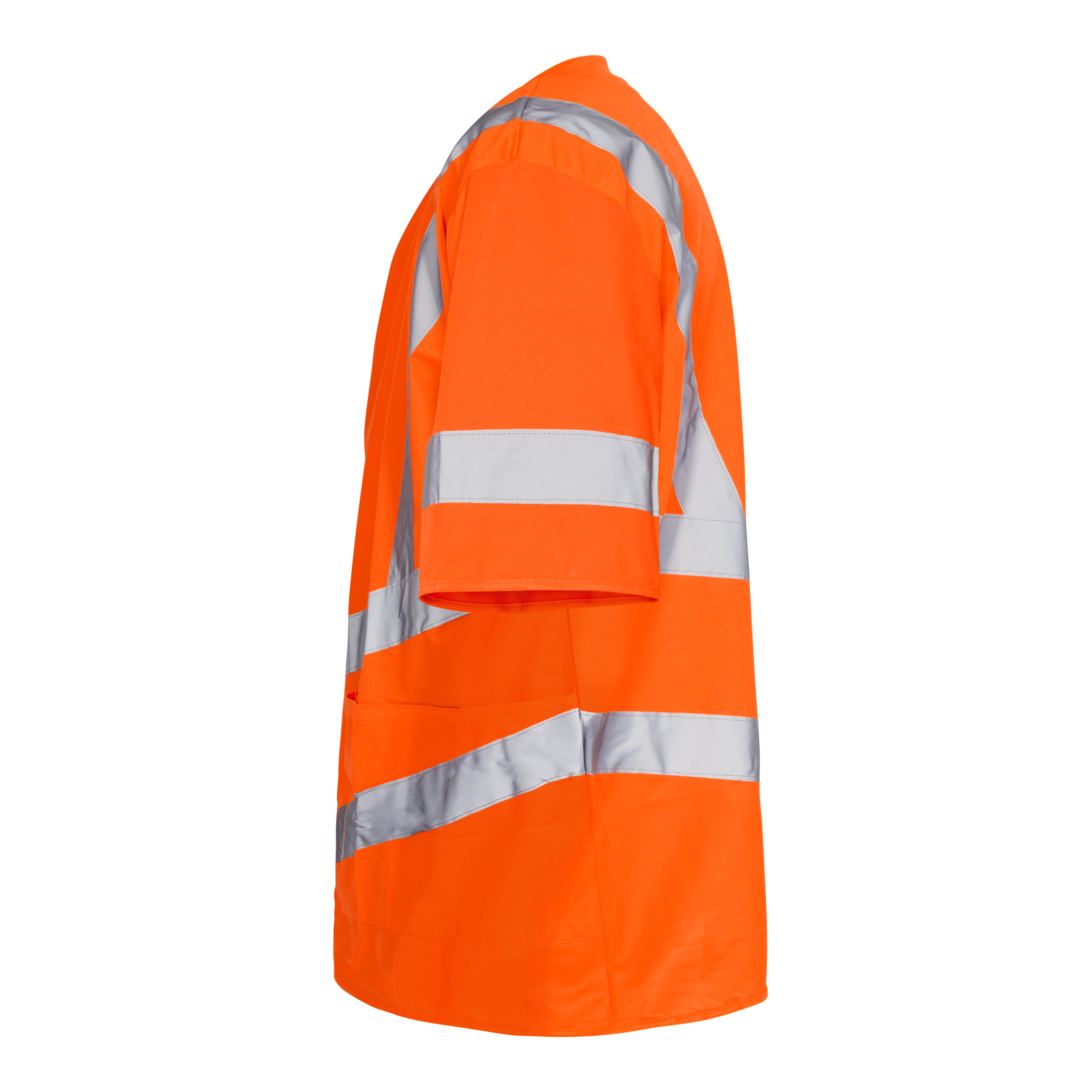 Engel Workwear Safety vejvest med ærmer - Hi-vis Orange [10] / 3XL/4XL
