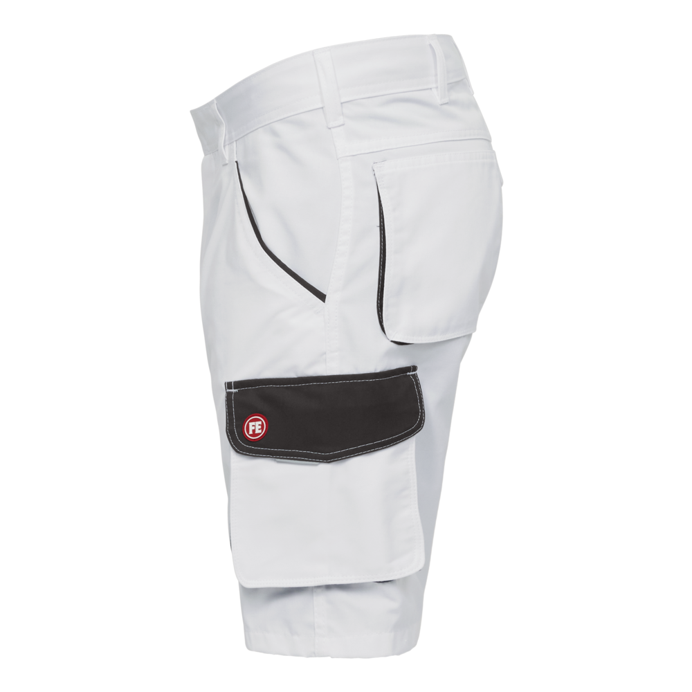 GALAXY Light Arbeitsshorts – Weiß / Anthrazit Grau (Seite links)