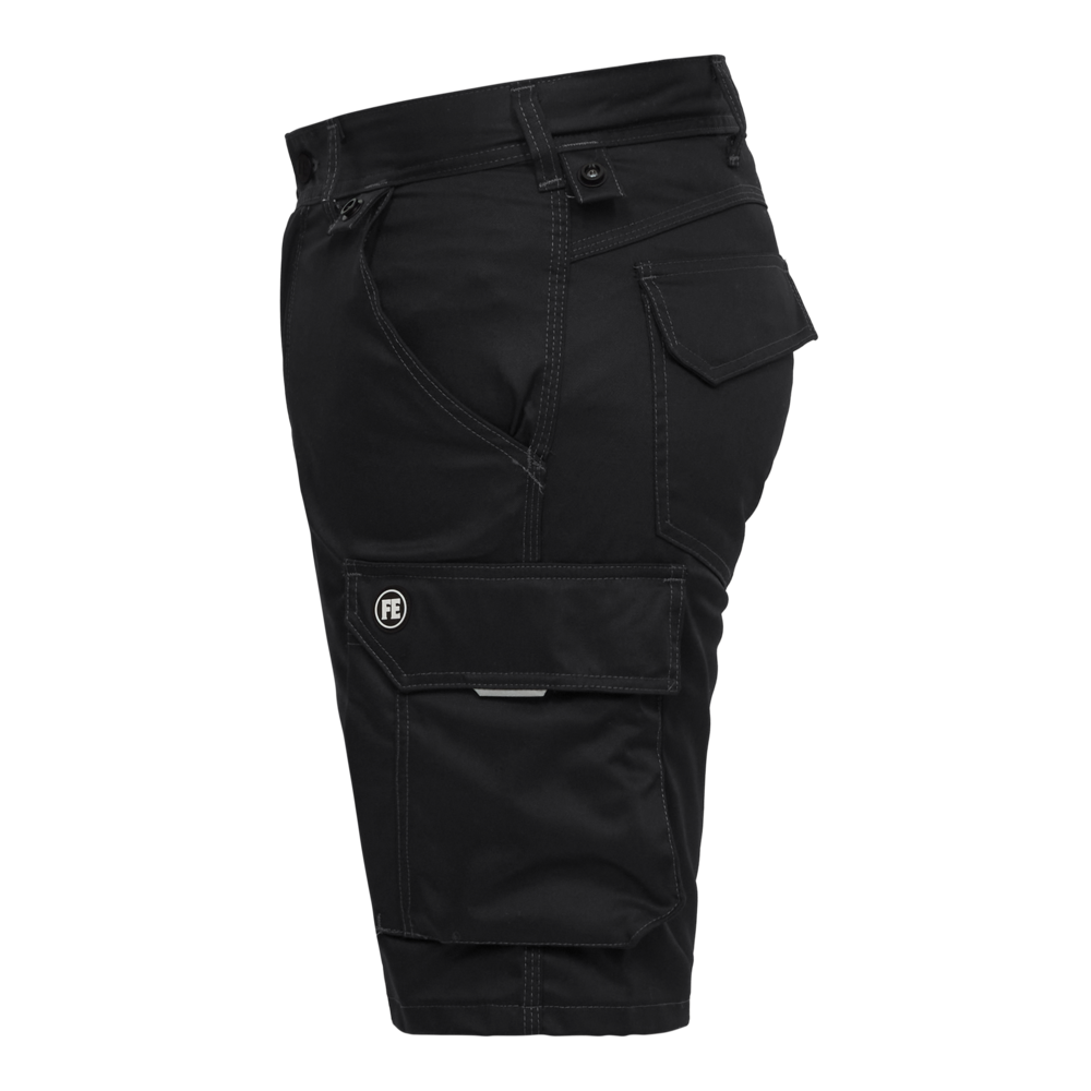 X-TREME Arbeitsshorts aus Stretch – Schwarz (Seite links)