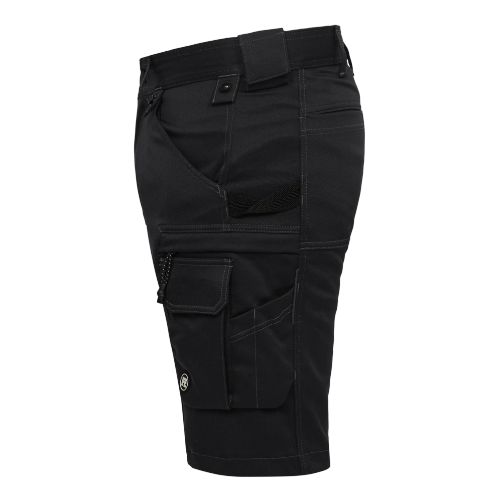 X-TREME Arbeitsshorts mit 2-Wege-Stretch – Schwarz (Seite links)