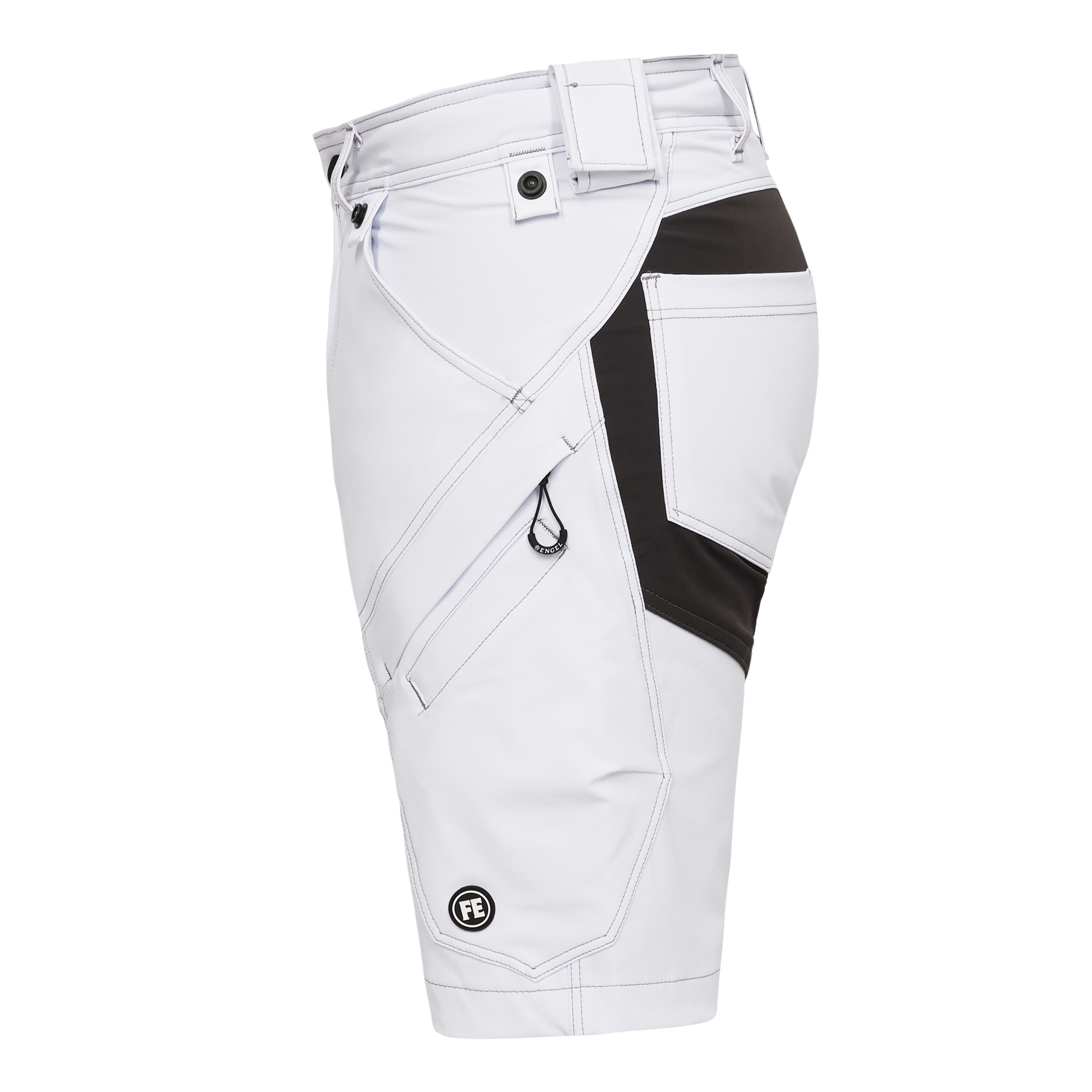 Engel Workwear X-treme arbejdsshorts med 4-vejs stræk - Hvid [3] / 72