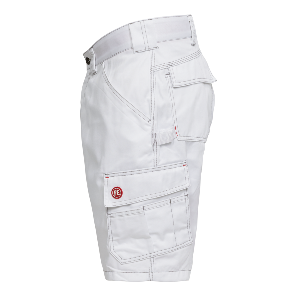 EXTEND COMBAT Arbeitsshorts – Weiß (Seite links)