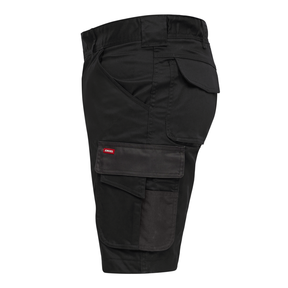 GALAXY Arbeitsshorts mit 2-Wege-Stretch – Schwarz / Anthrazit Grau (Seite links)