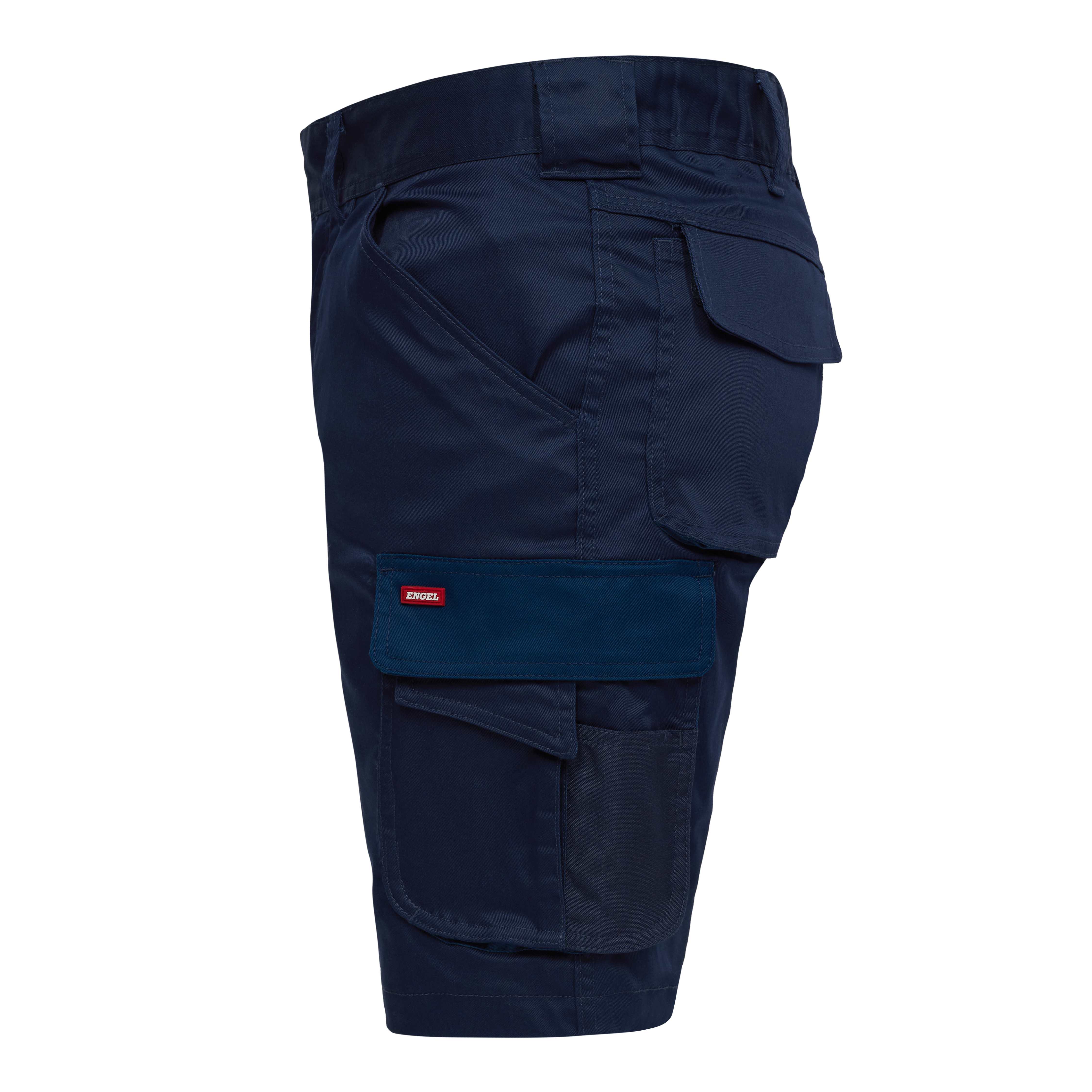 Engel Workwear Galaxy arbejdsshorts med 2-vejs stræk - Blue Ink/Dark Petrol [16577] / 72