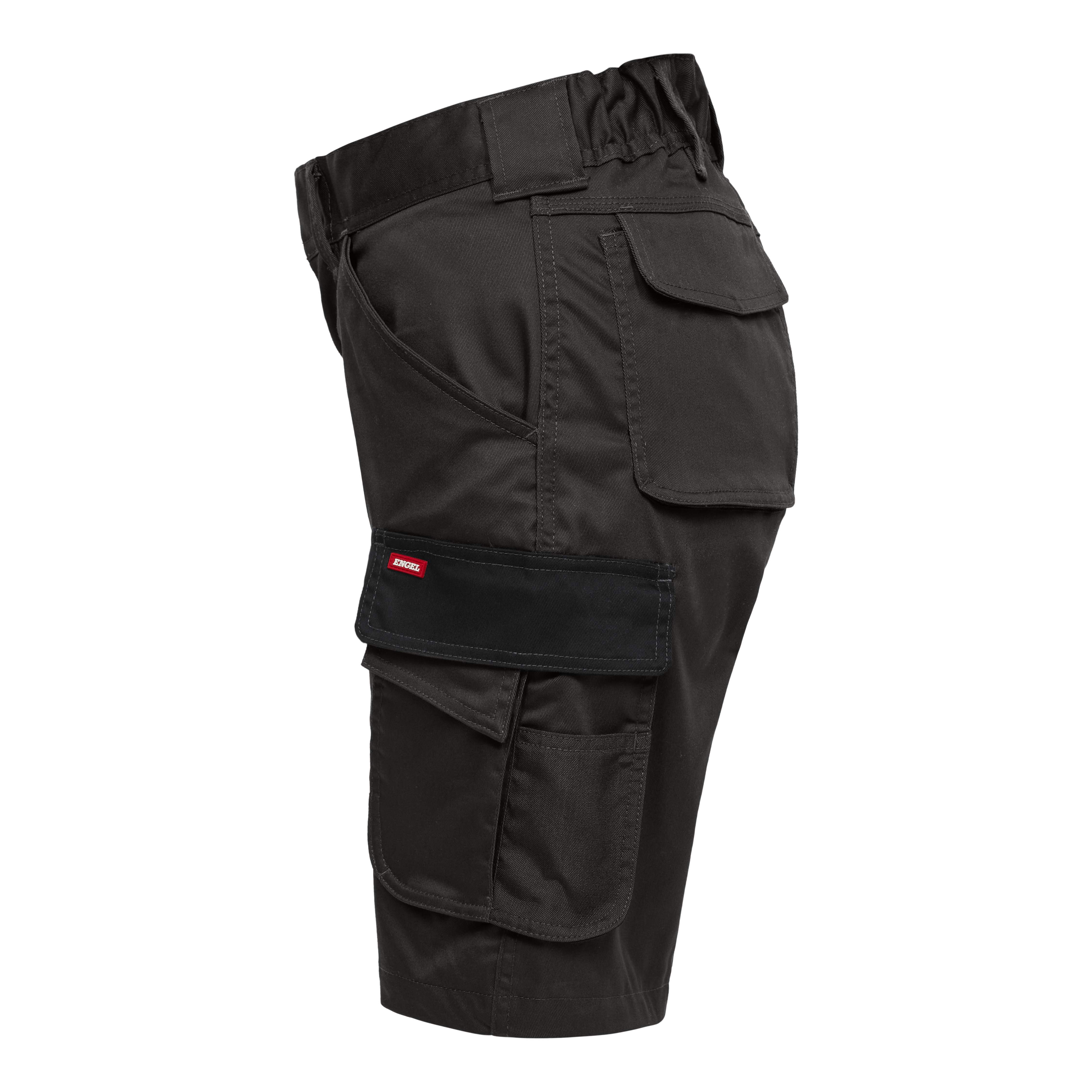 Engel Workwear Galaxy dame arbejdsshorts med 2-vejs stræk - Antrazitgrå/Sort [7920] / 34
