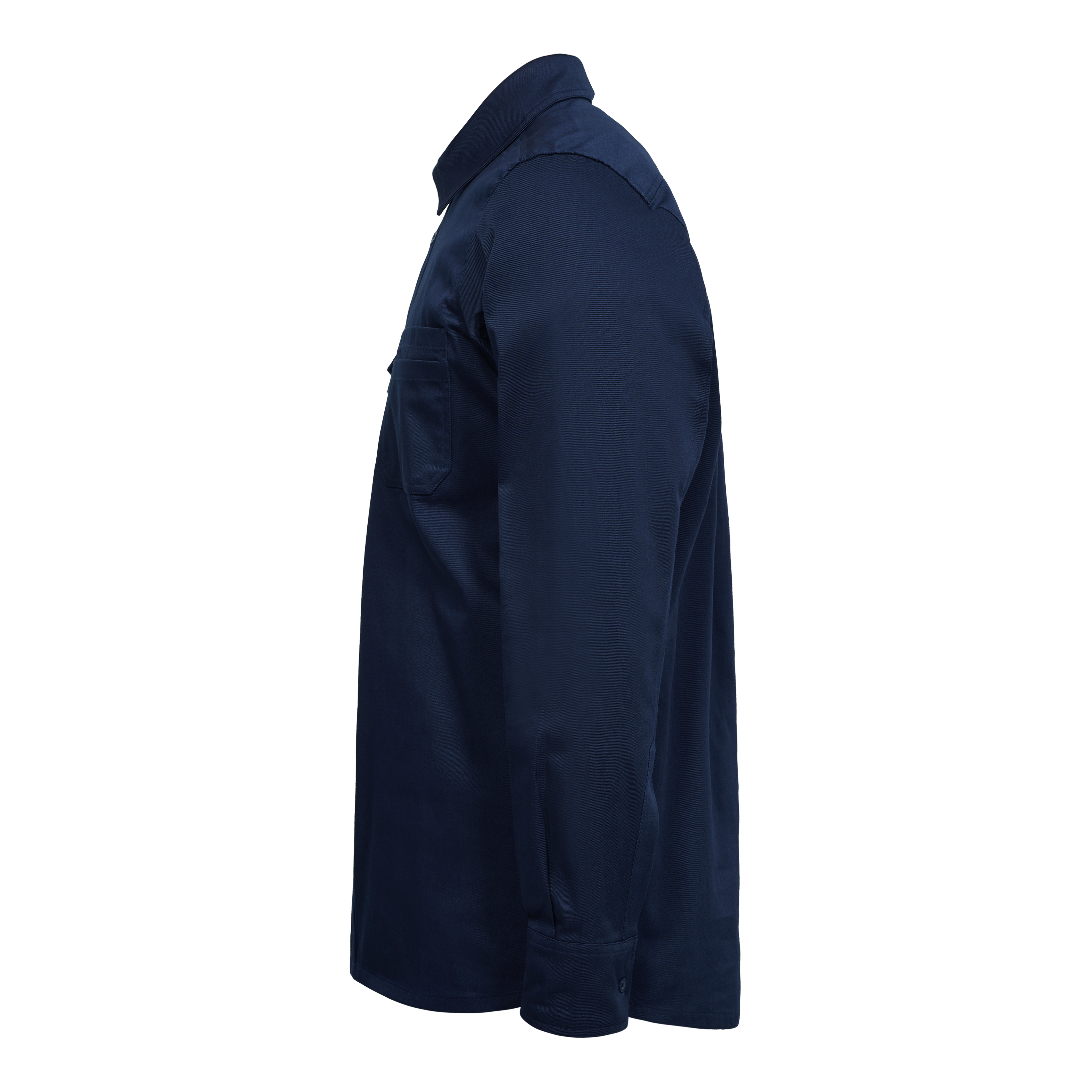 Engel Workwear Extend bomuld skjorte - Blue Ink [165] / XS