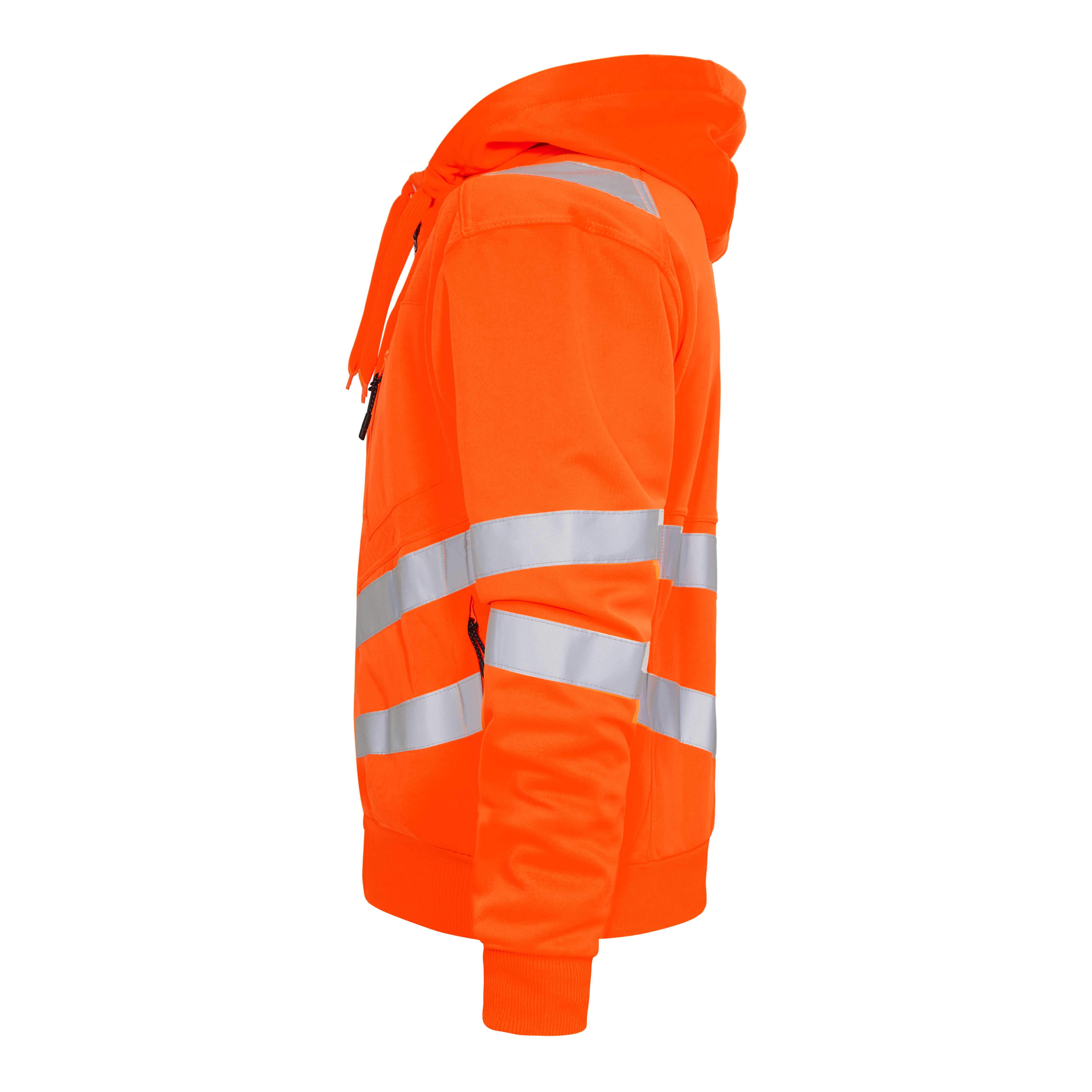 Engel Workwear Safety sweat cardigan - Hi-vis Orange [10] / XS