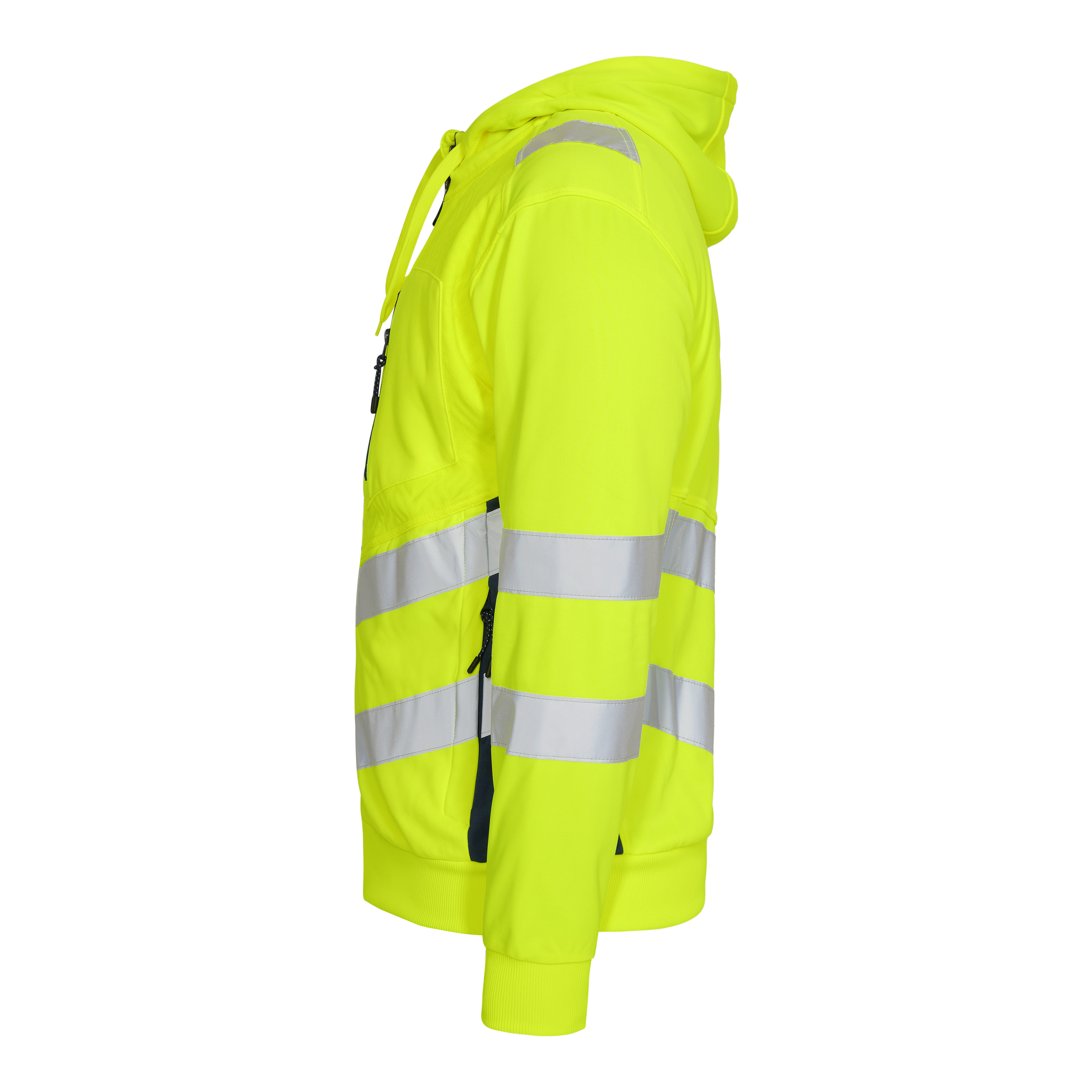 Engel Workwear Safety sweat cardigan - Gul/Blue Ink [38165] / XS