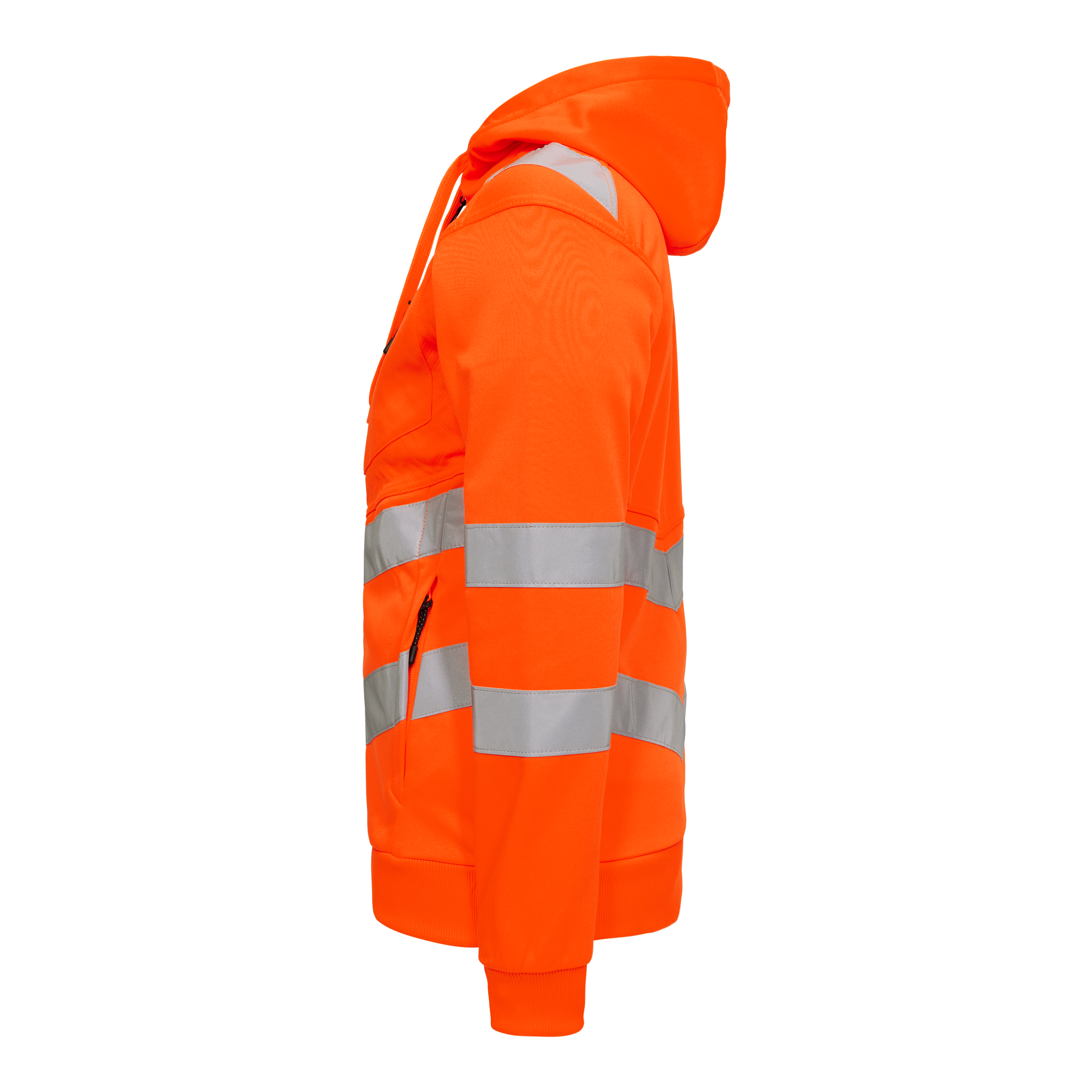 Engel Workwear Safety dame sweat cardigan - Hi-vis Orange [10] / XS
