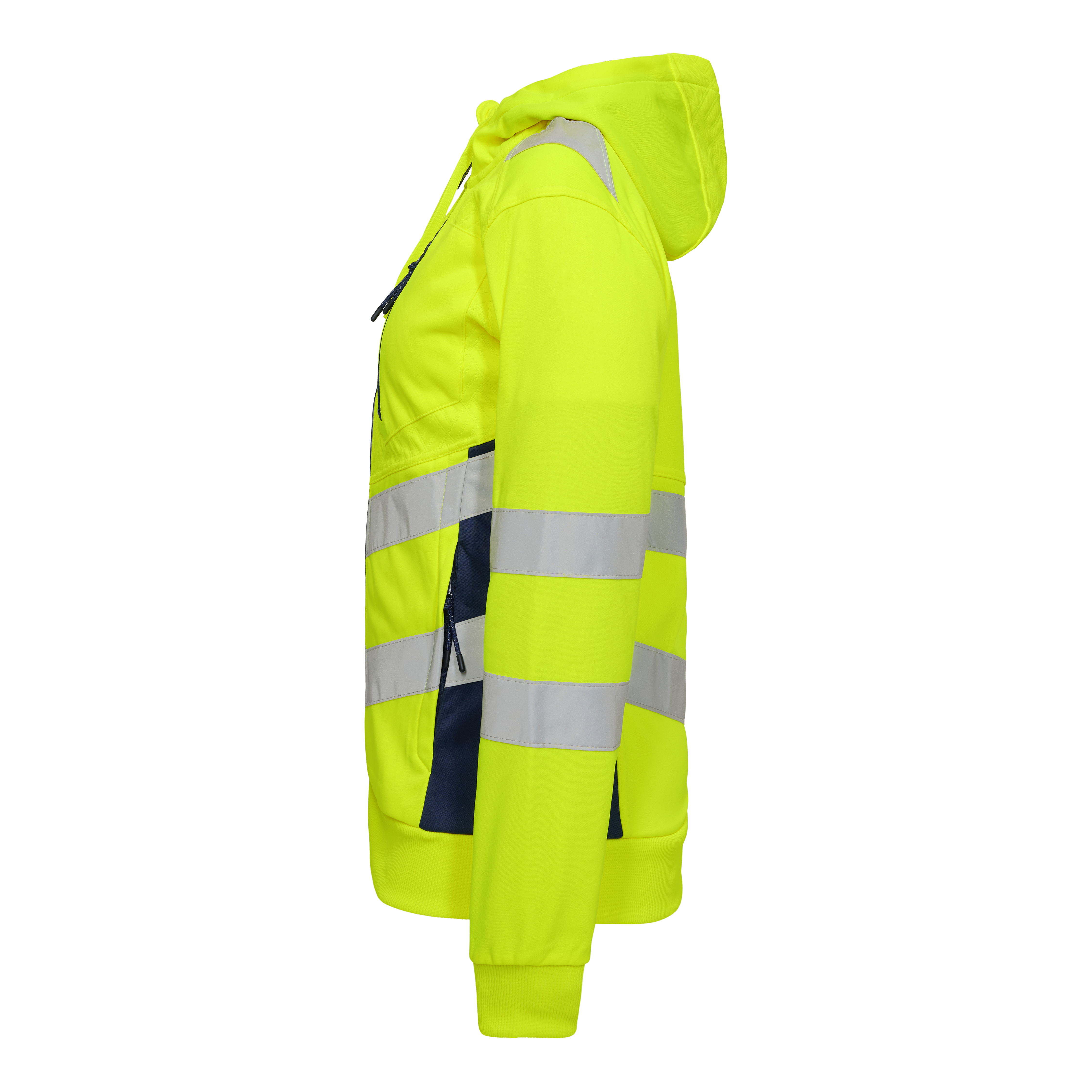 Engel Workwear Safety dame sweat cardigan - Gul/Blue Ink [38165] / XS