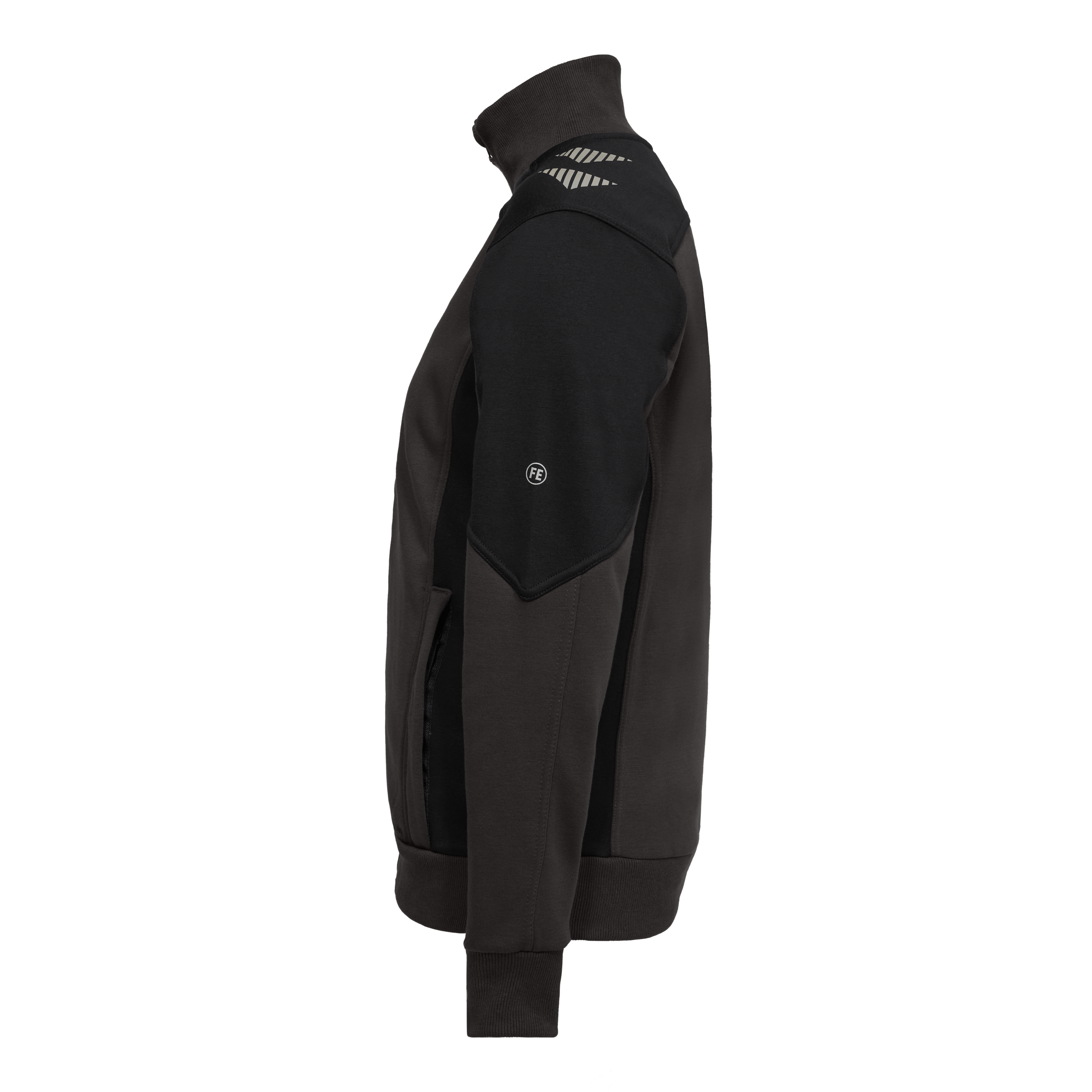 Engel Workwear Galaxy dame sweat cardigan - Antrazitgrå/Sort [7920] / XS