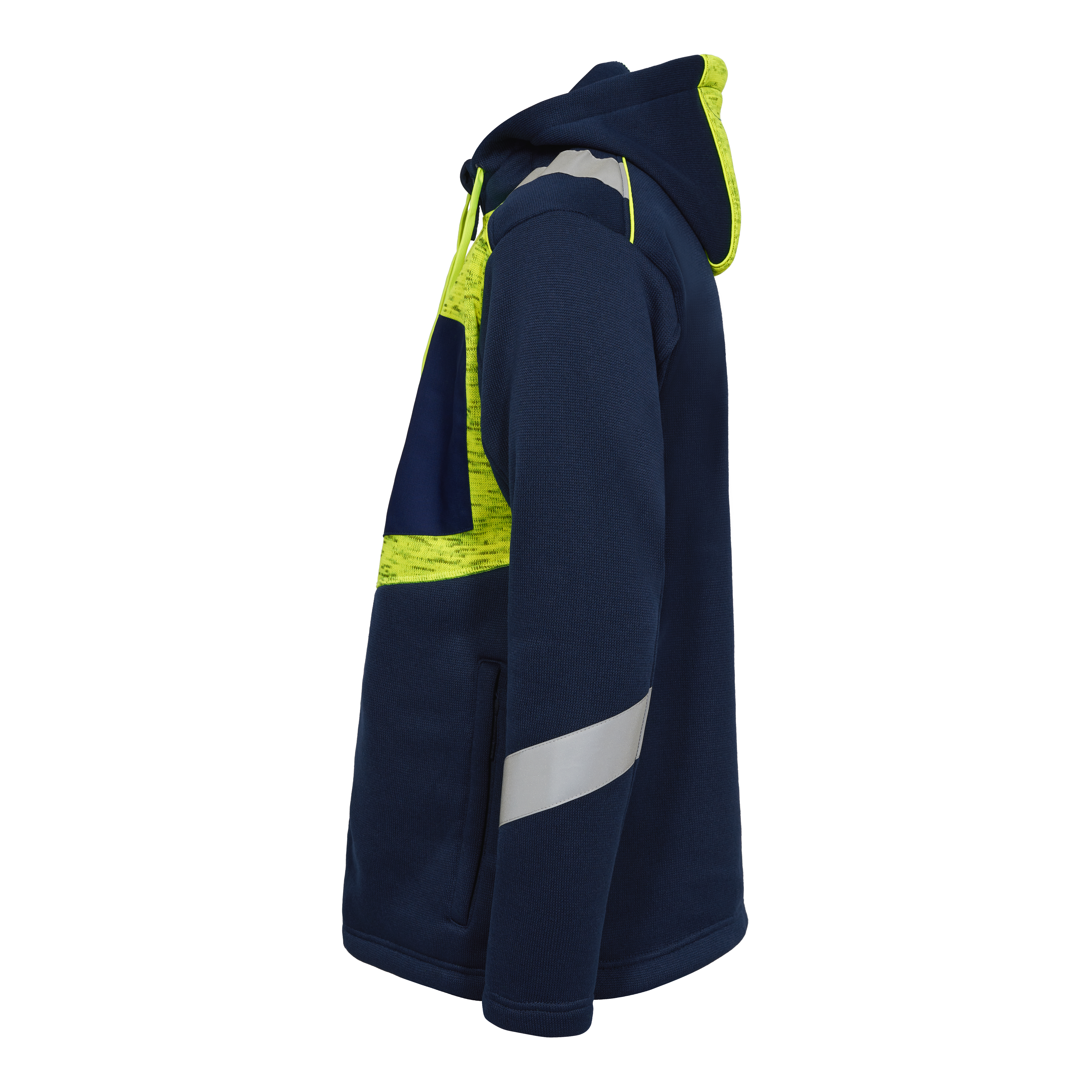 Engel Workwear Cargo strik cardigan - Blue Ink/Gul [16538] / XS