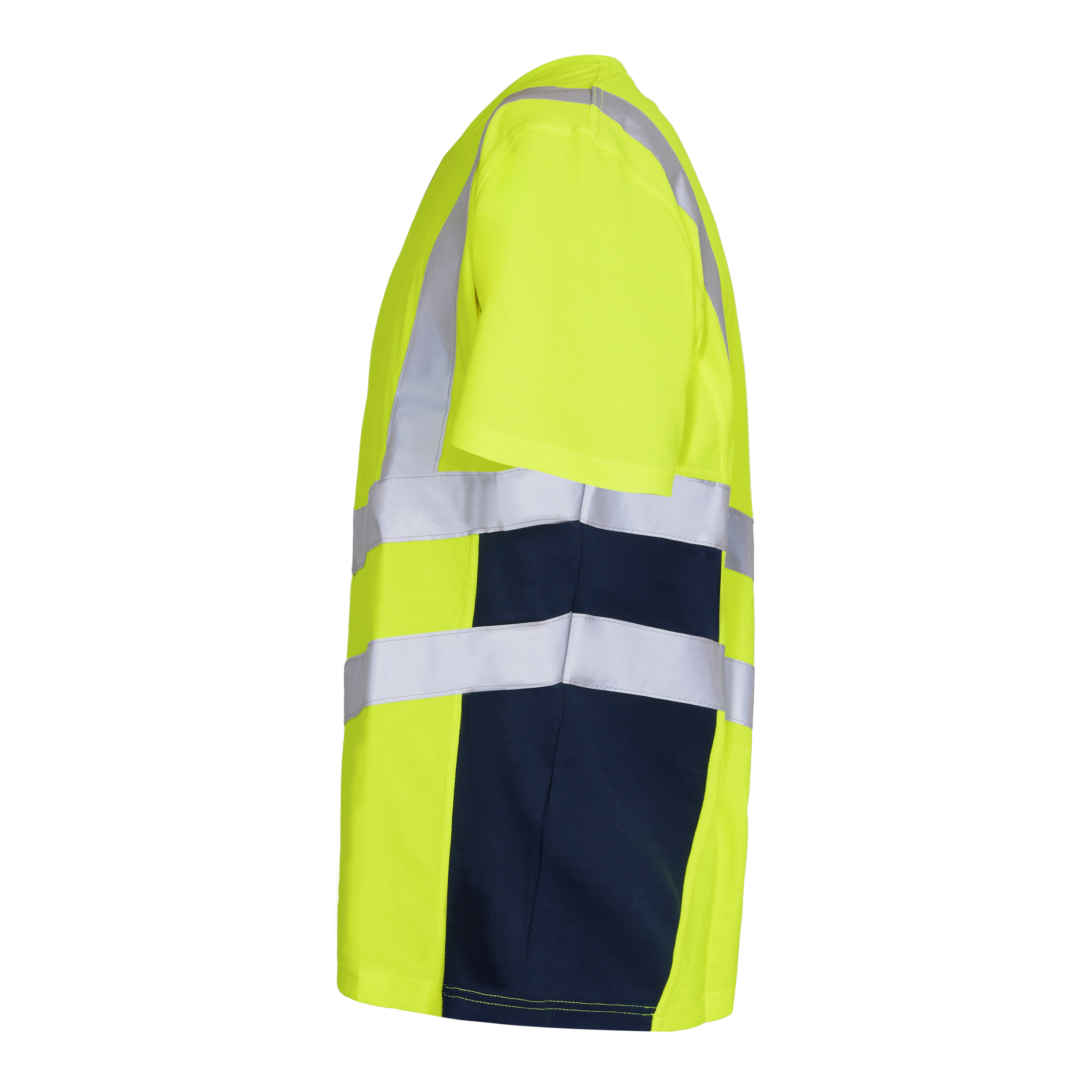 Engel Workwear Safety T-shirt - Gul/Blue Ink [38165] / XS