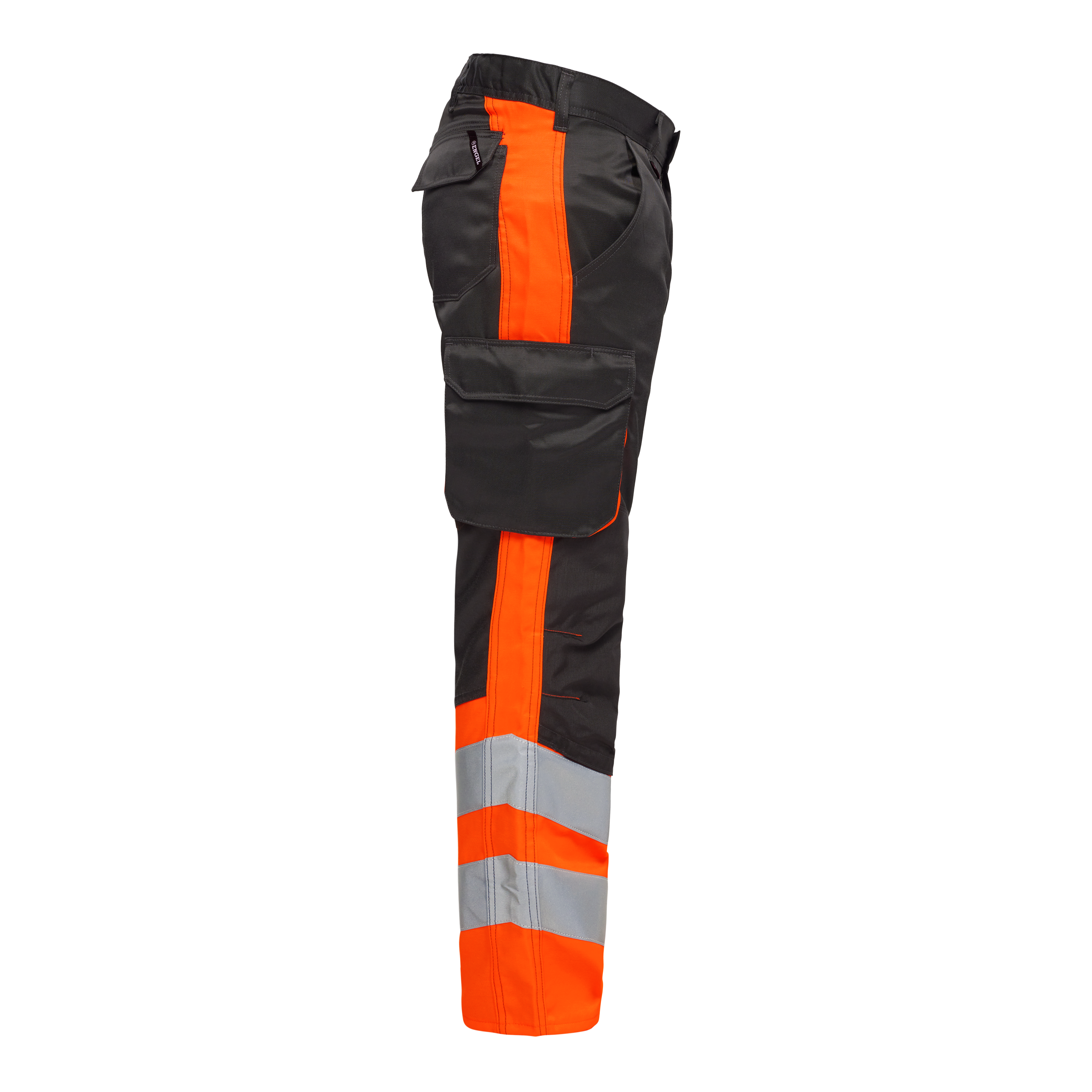 Engel Workwear Safety Light arbejdsbukser - Antrazitgrå/Orange [7910] / K80