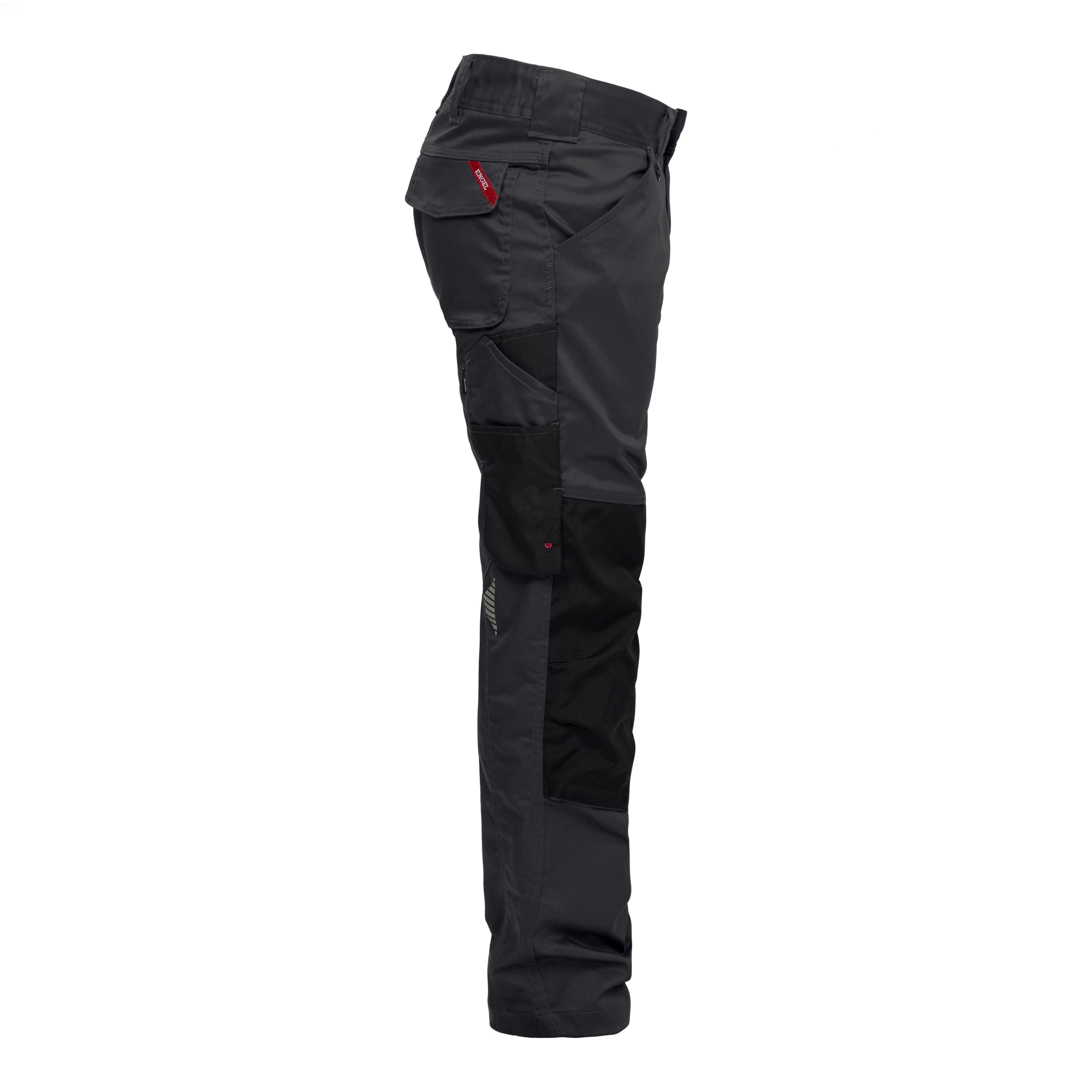 Engel Workwear Galaxy arbejdsbukser med 2-vejs stræk - Antrazitgrå/Sort [7920] / K80