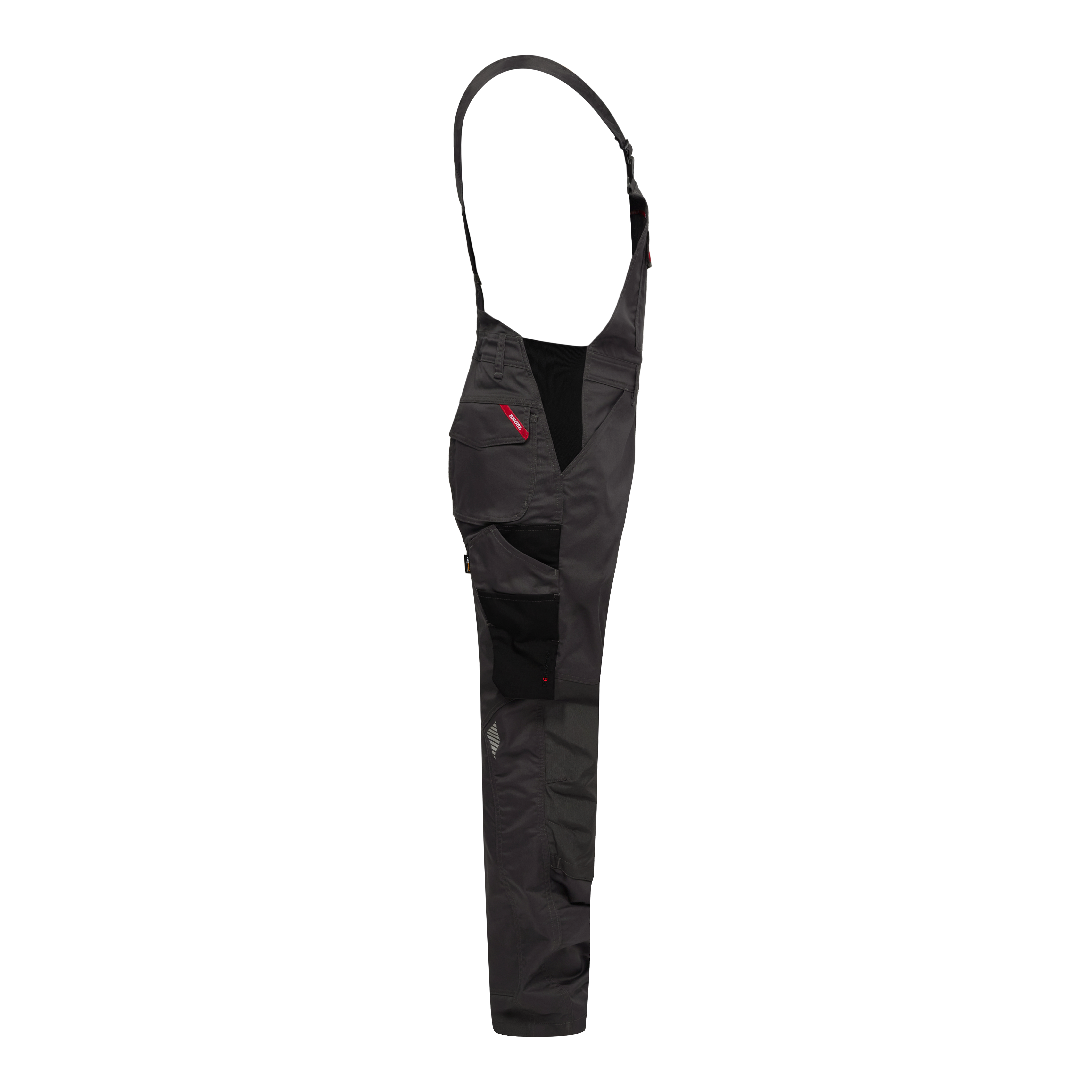 Engel Workwear Galaxy overall med 2-vejs stræk - Antrazitgrå/Sort [7920] / K80