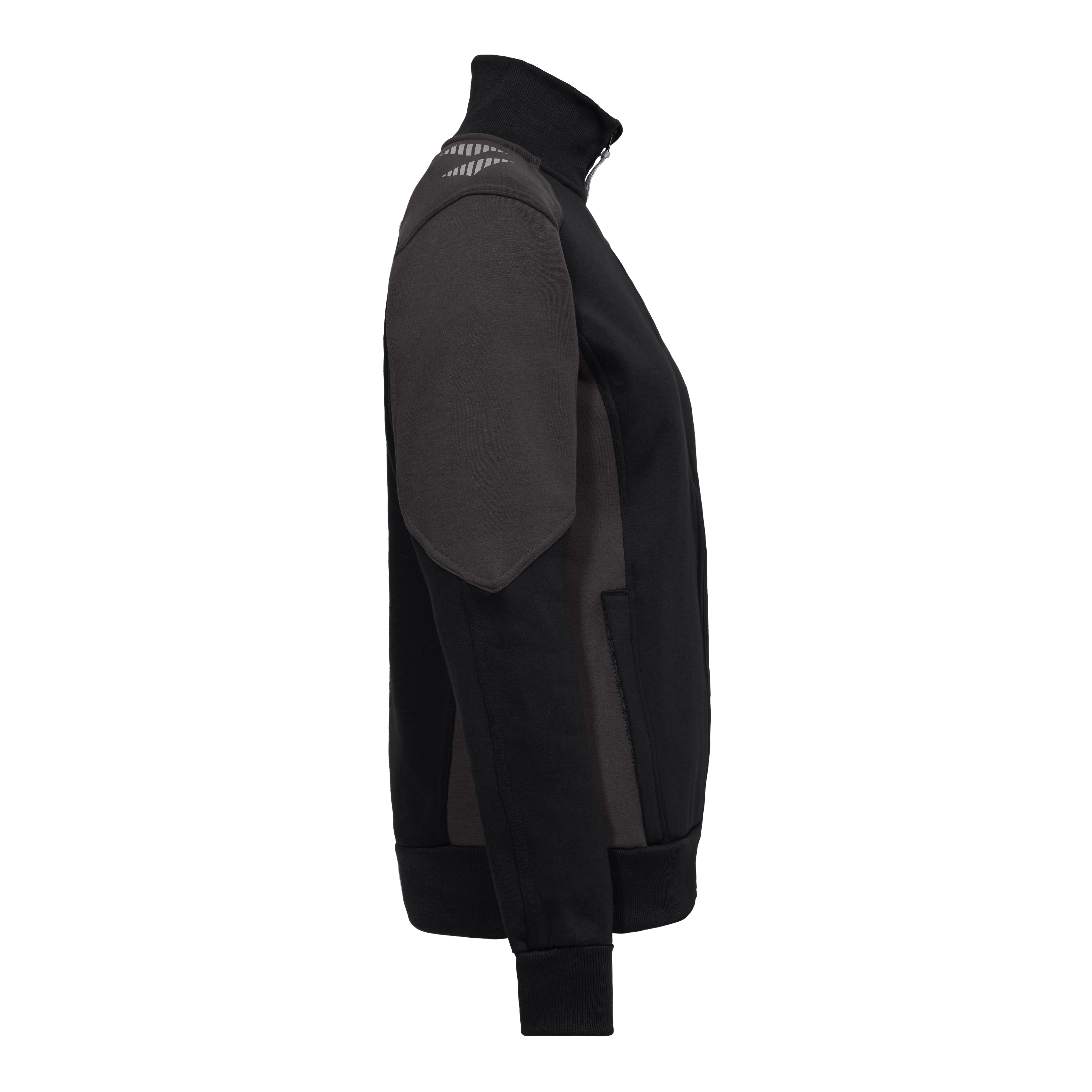 Engel Workwear Galaxy dame sweat cardigan - Sort/Antrazitgrå [2079] / XS