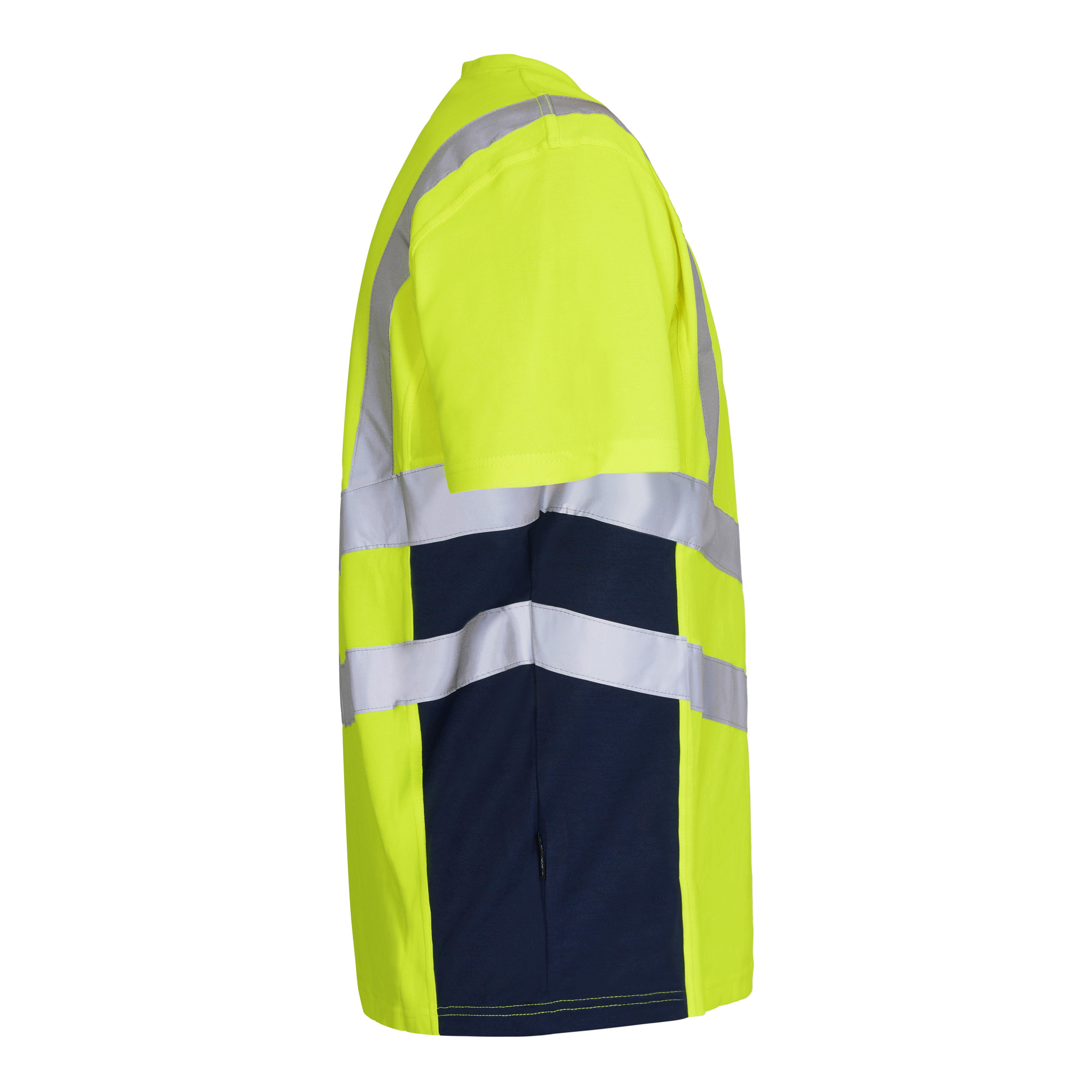 Engel Workwear Safety T-shirt - Gul/Blue Ink [38165] / XS