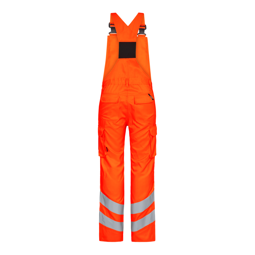 SAFETY Light Latzhose – Warnorange (Rücken)