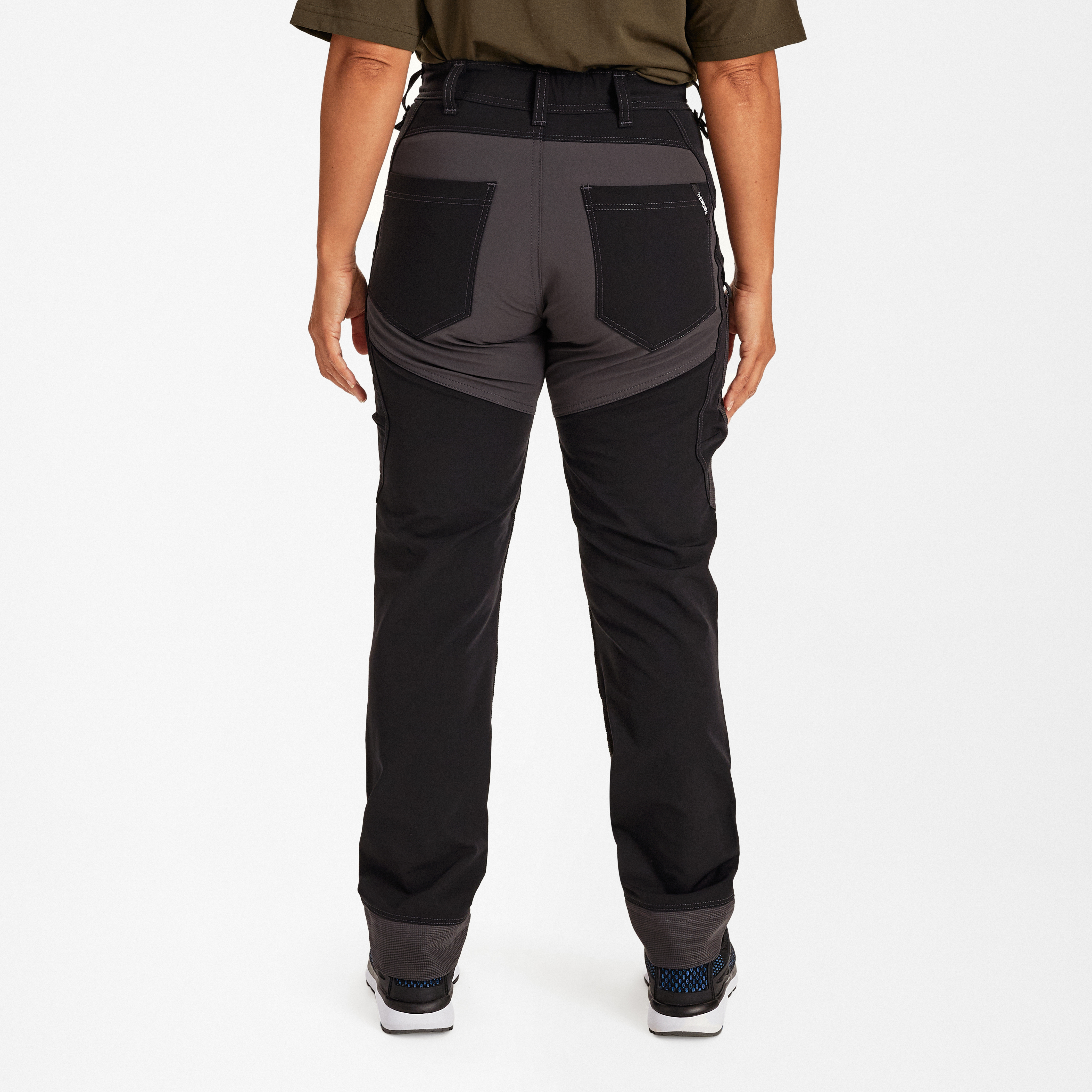 Engel Workwear X-treme dame arbejdsbukser med 4-vejs stræk - Sort [20] / 34