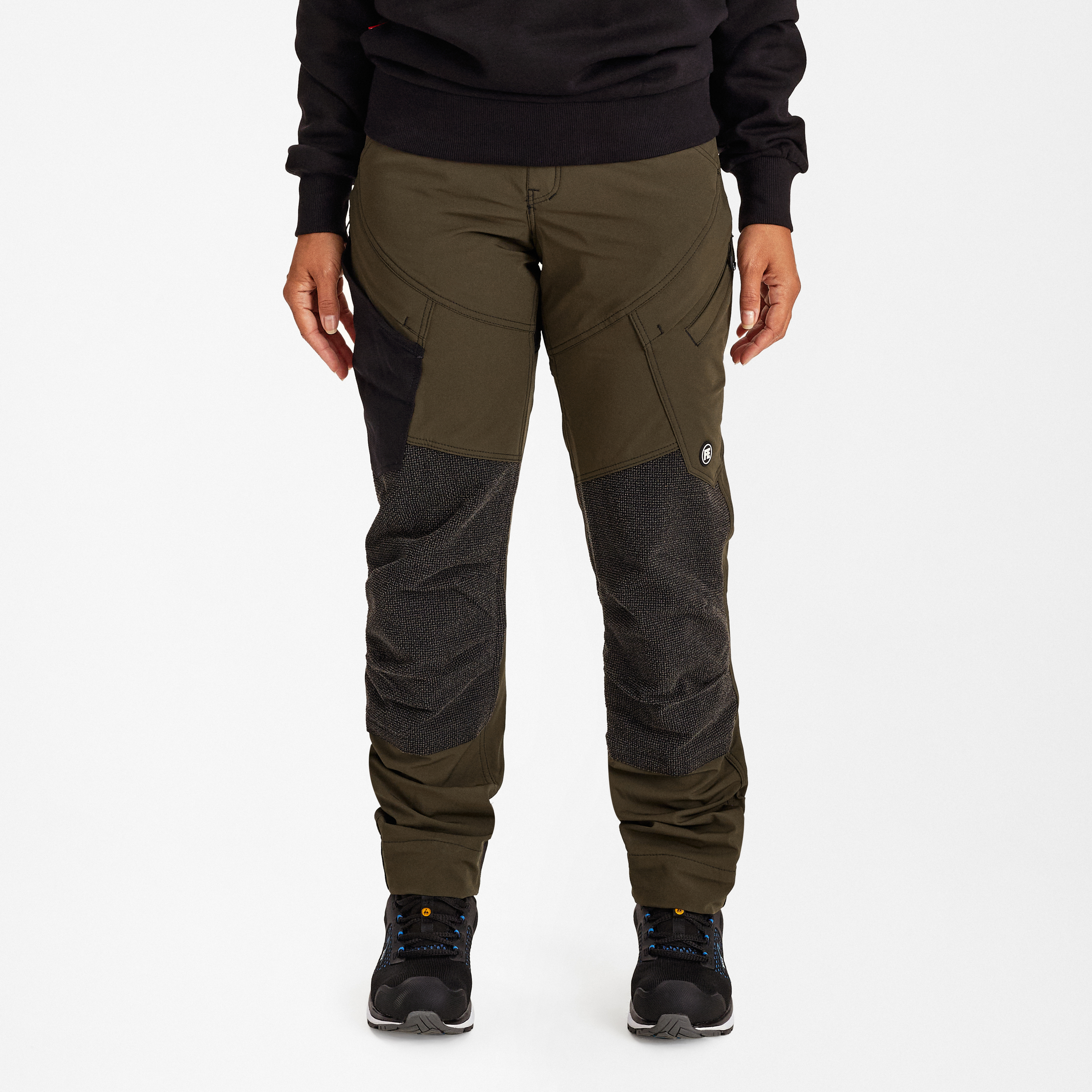 Engel Workwear X-treme dame arbejdsbukser med 4-vejs stræk - Forest Green [53] / 34