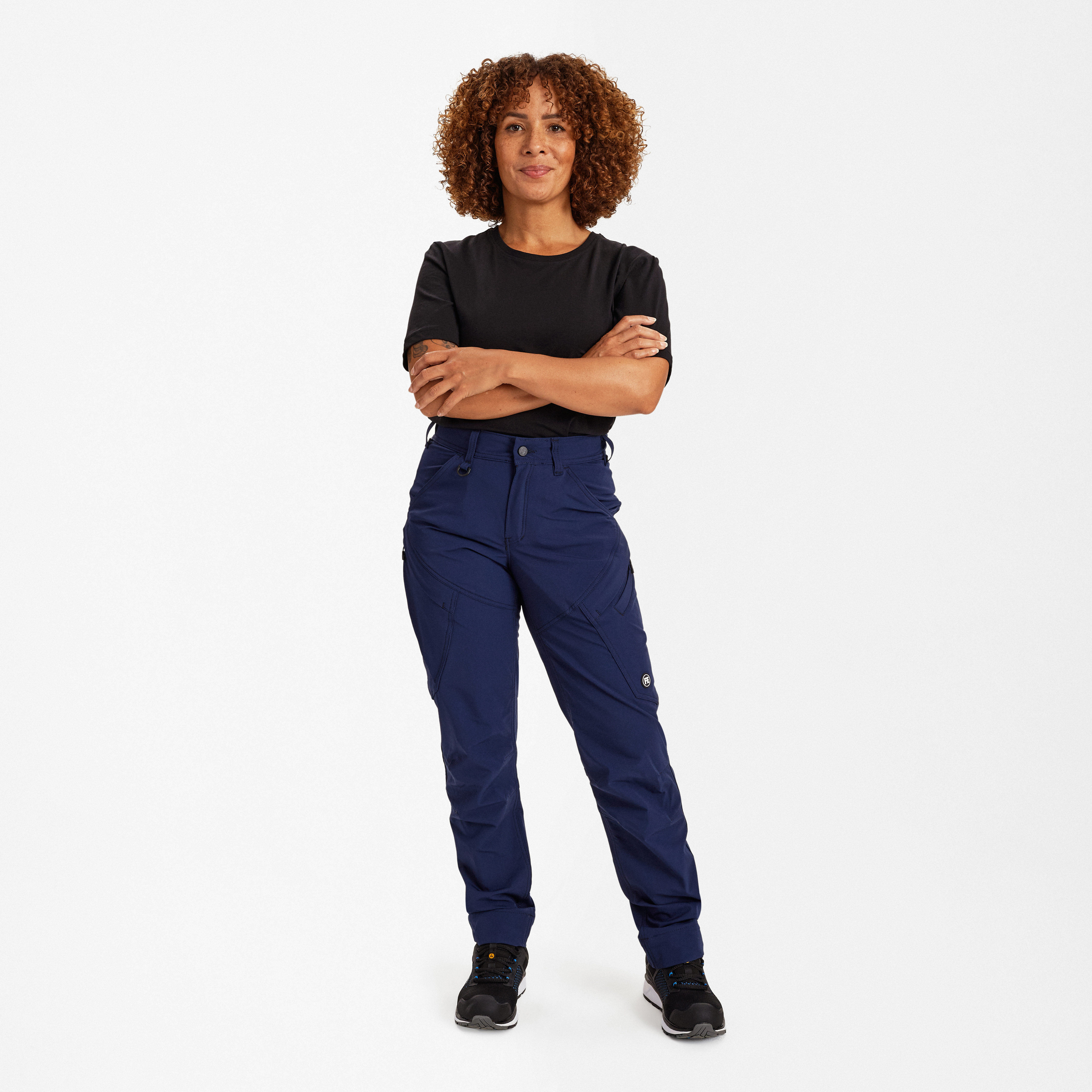Engel Workwear X-treme dame servicebukser med 4-vejs stræk - Blue Ink [165] / 34
