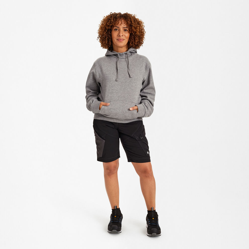 X-TREME Damen Arbeitsshorts mit 4-Wege Stretch – Schwarz (Am Modell)